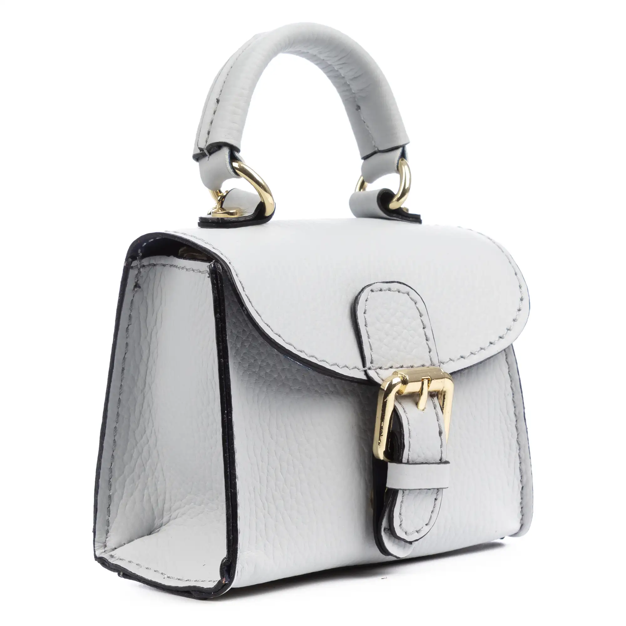 Annicco mini bolso de mano y bandolera mujer. Piel auténtica acabado Dollaro.