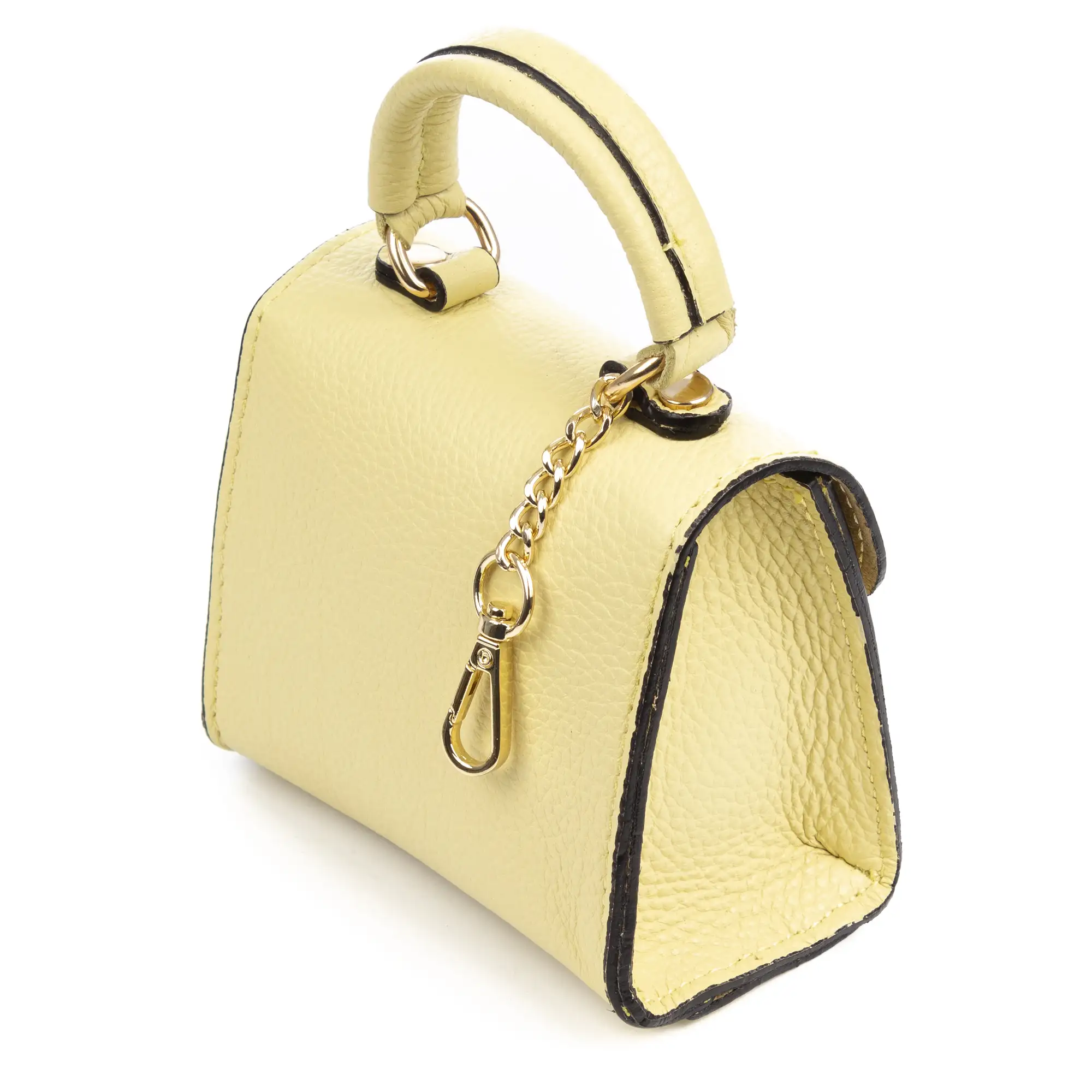 Annicco mini bolso de mano y bandolera mujer. Piel auténtica acabado Dollaro.