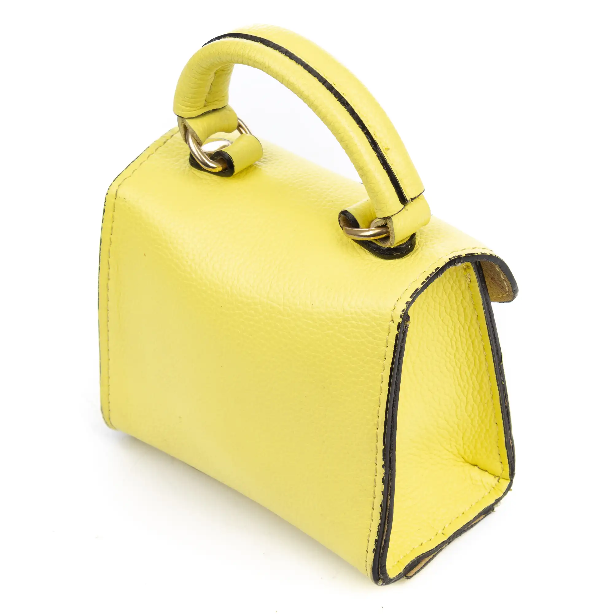 Annicco mini bolso de mano y bandolera mujer. Piel auténtica acabado Dollaro.