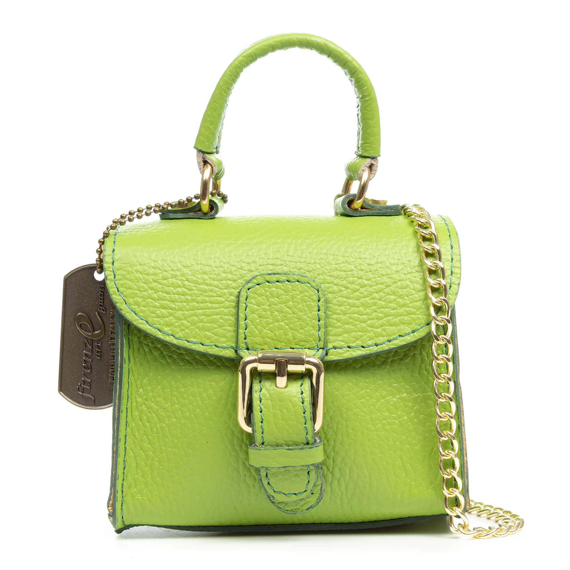 Annicco mini bolso de mano y bandolera mujer. Piel auténtica acabado Dollaro.