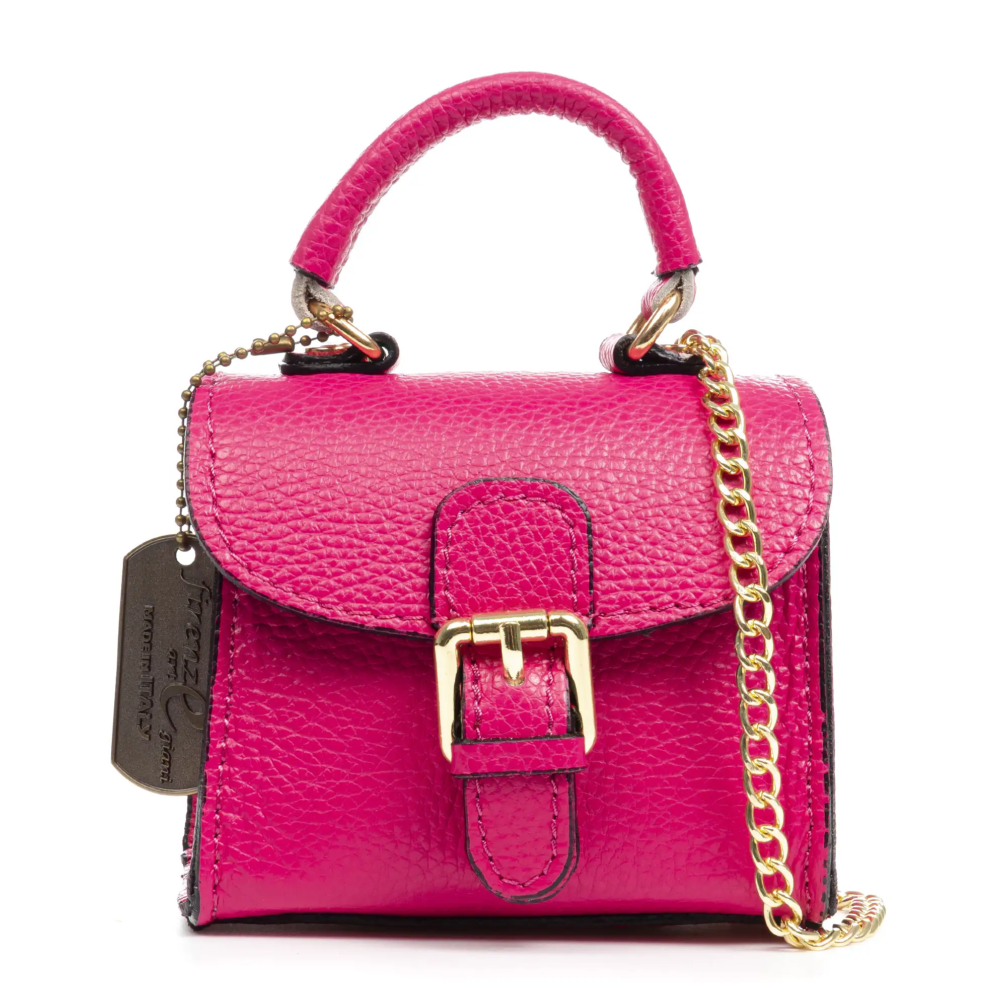 Annicco mini bolso de mano y bandolera mujer. Piel auténtica acabado Dollaro.