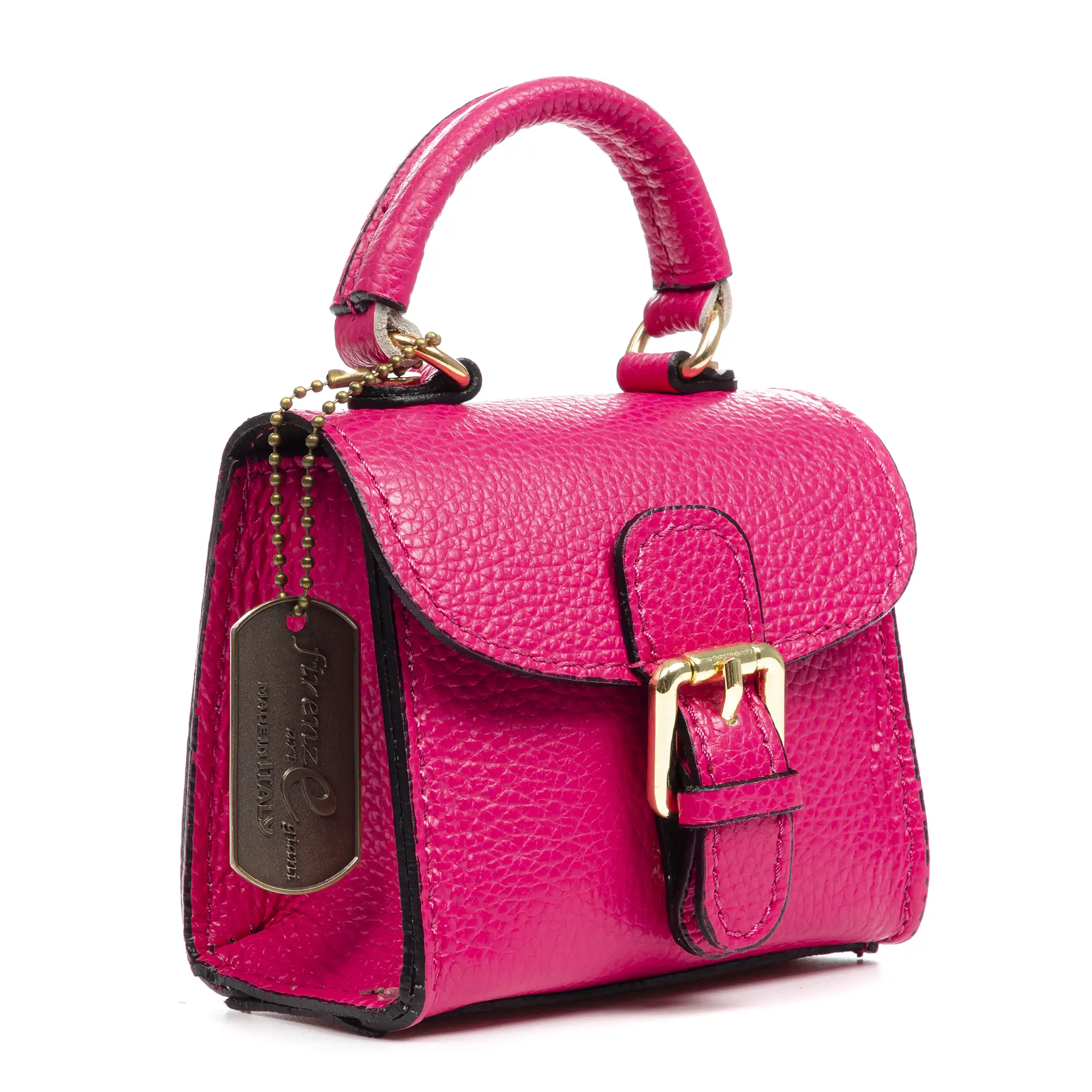 Annicco mini bolso de mano y bandolera mujer. Piel auténtica acabado Dollaro.
