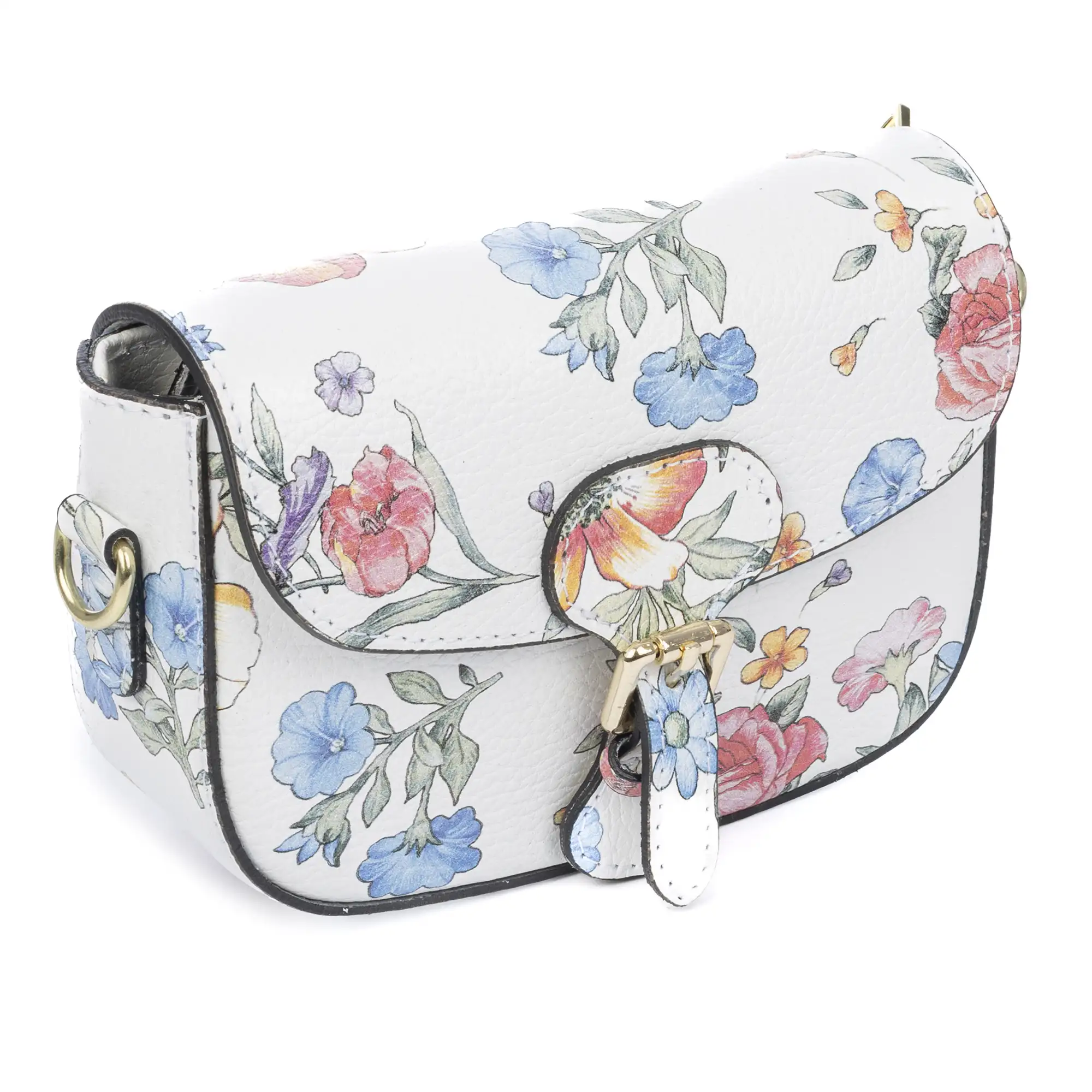 Annone bolso bandolera mujer. Piel auténtica acabado Dollaro estampado
