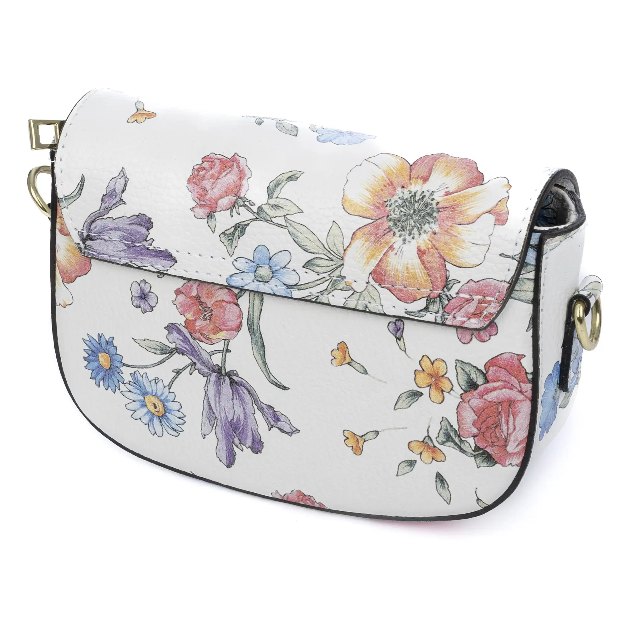 Annone bolso bandolera mujer. Piel auténtica acabado Dollaro estampado