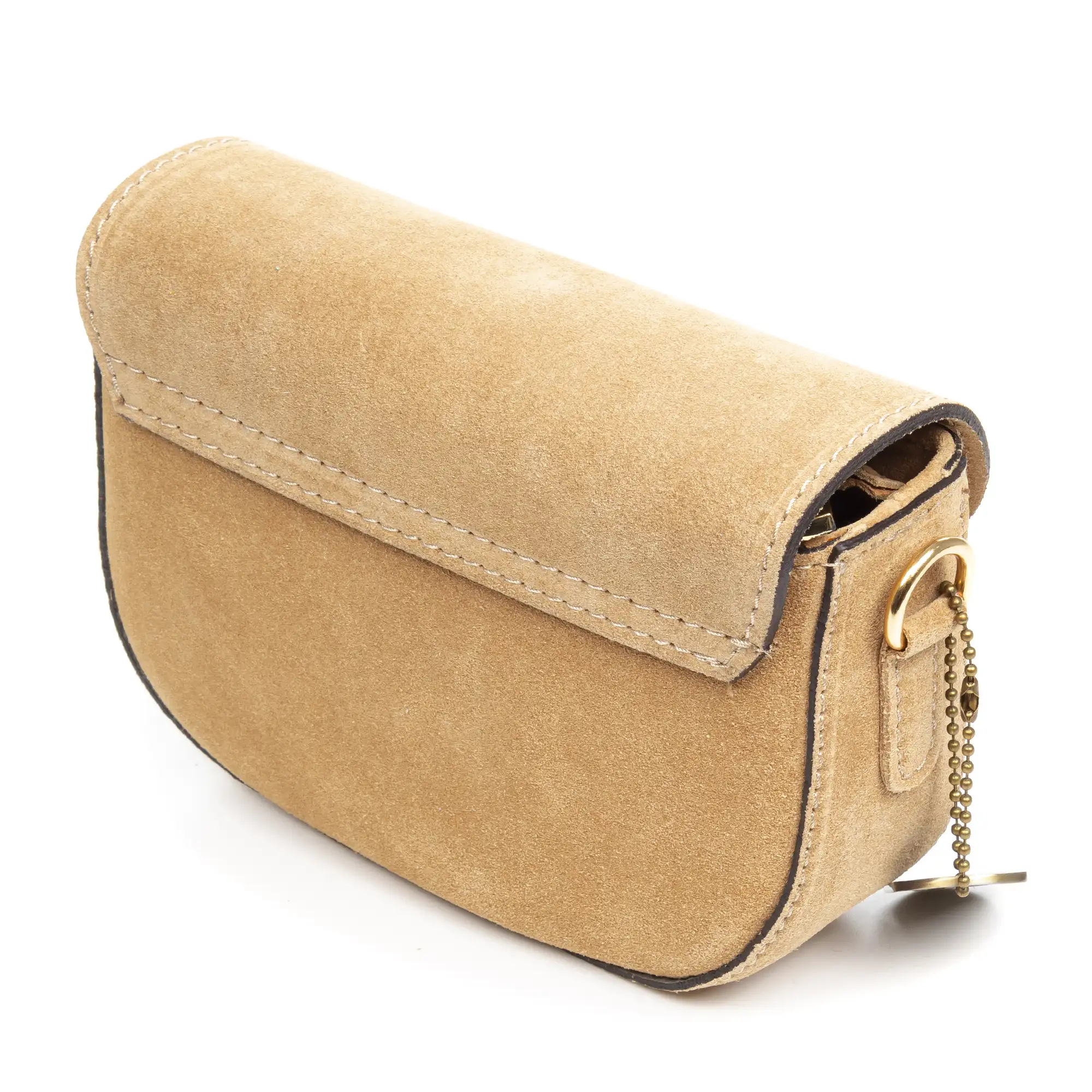 Annone bolso bandolera mujer. Piel auténtica acabado Gamuza