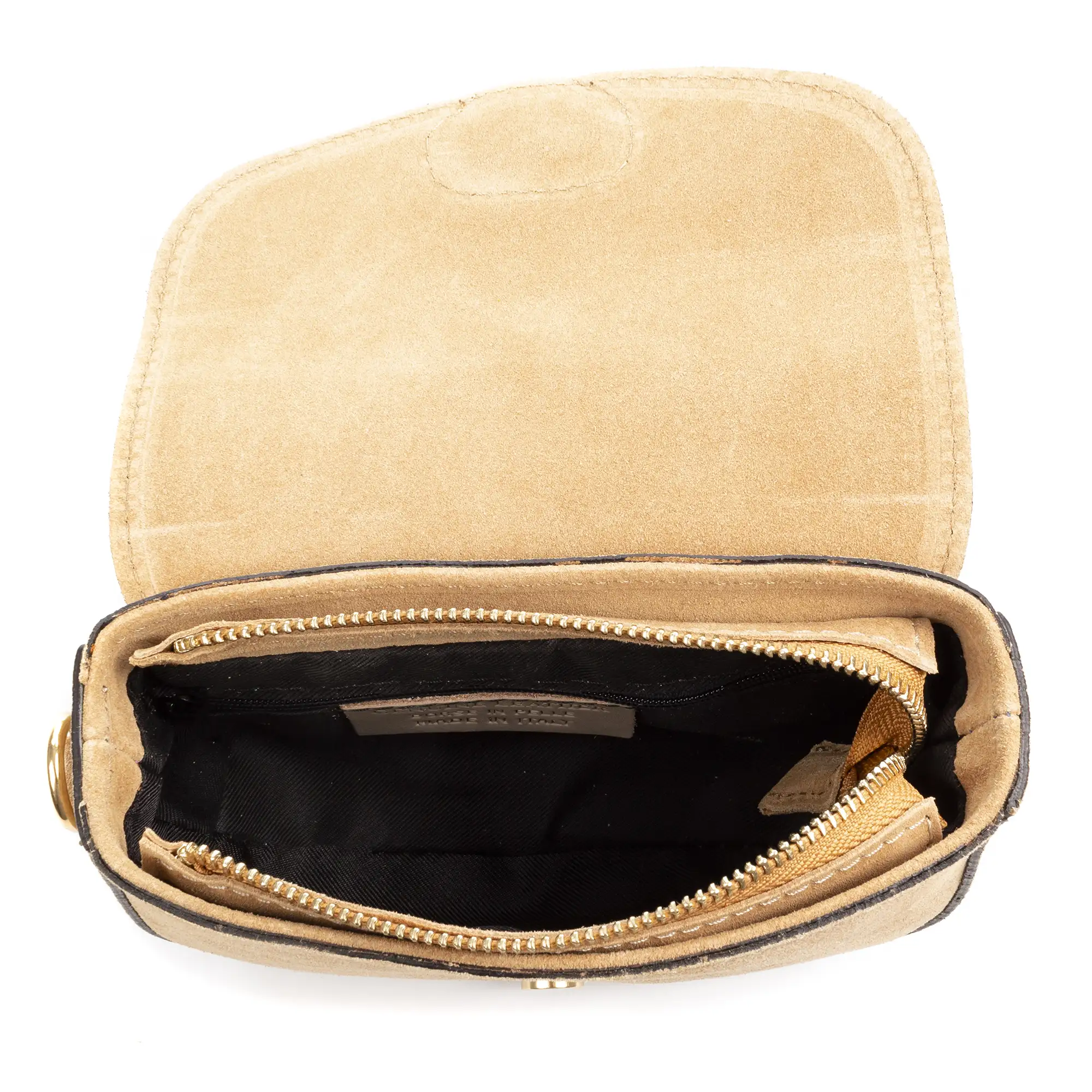 Annone bolso bandolera mujer. Piel auténtica acabado Gamuza
