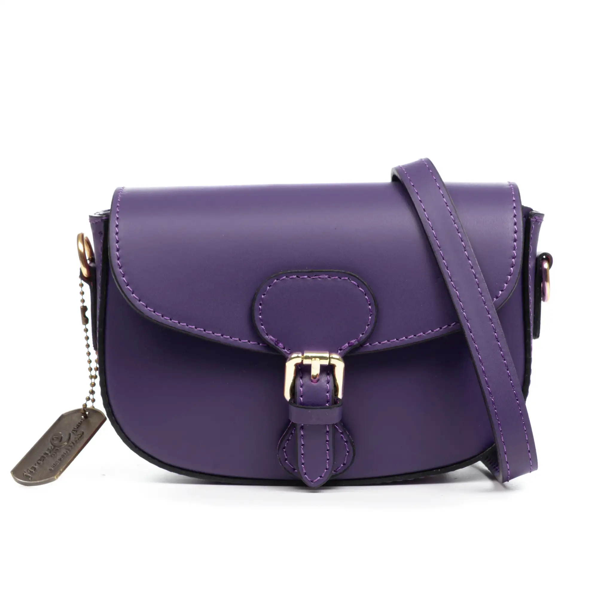 Annone bolso bandolera mujer. Piel auténtica acabado Ruga