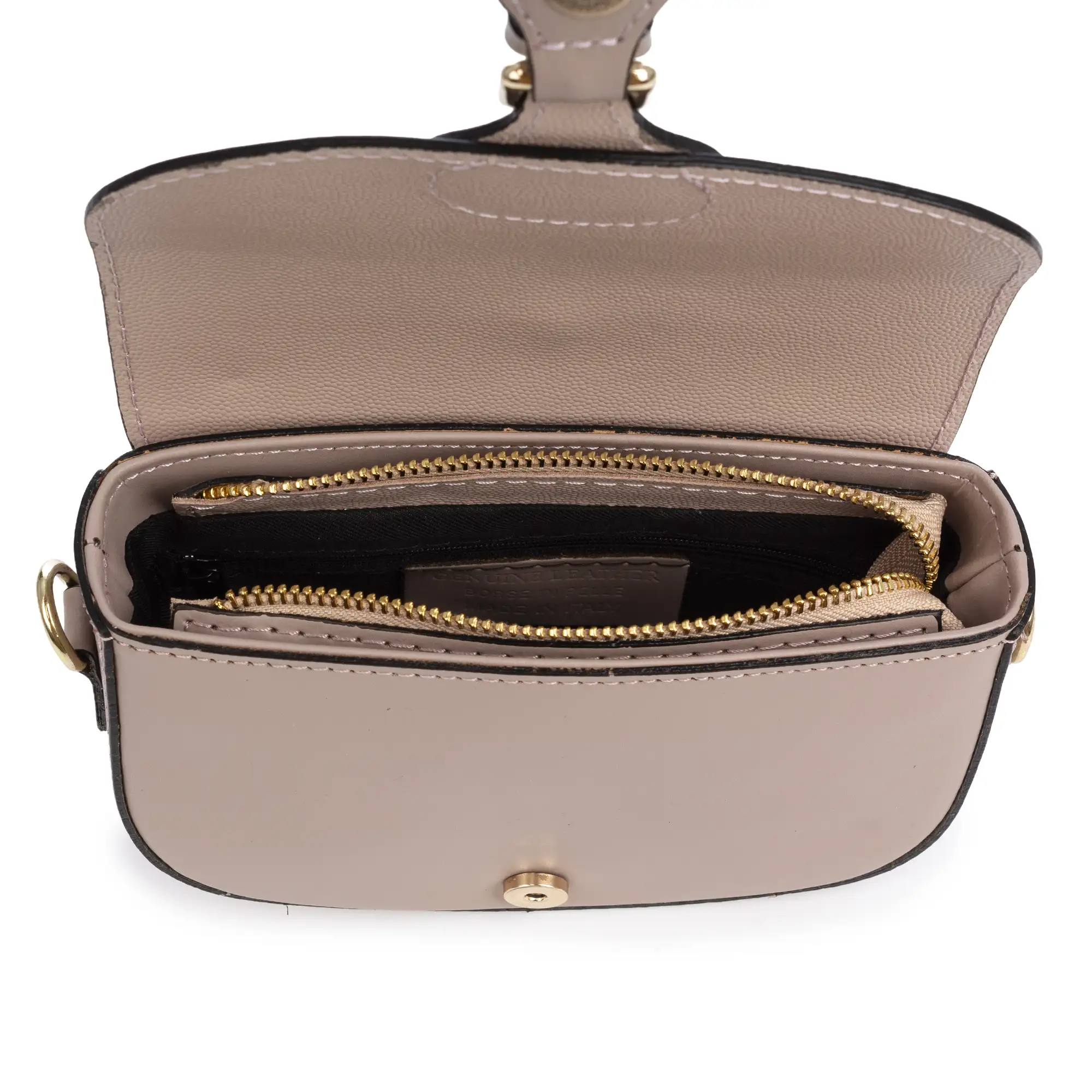 Annone bolso bandolera mujer. Piel auténtica acabado Ruga