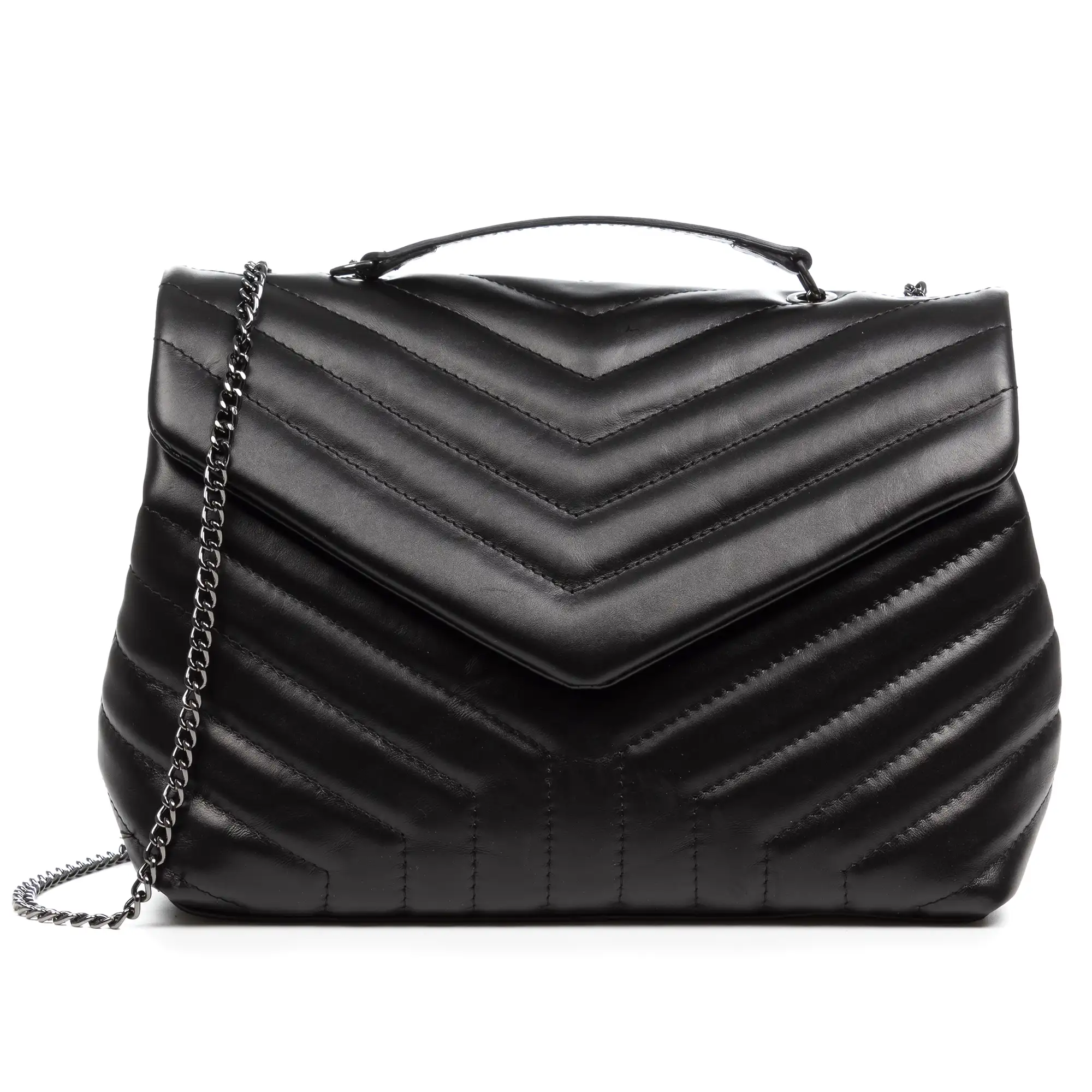 Apecchio bolso bandolera mujer. Piel auténtica acabado Sauvage