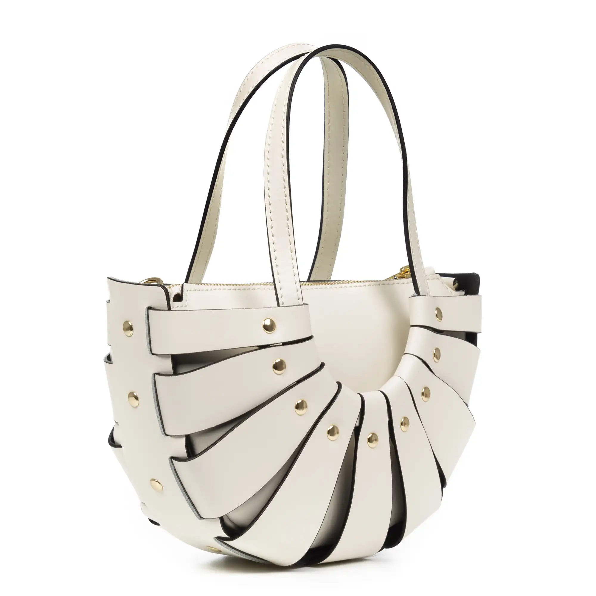 Aquara bolso de mano mujer. Piel Ruga auténtica.