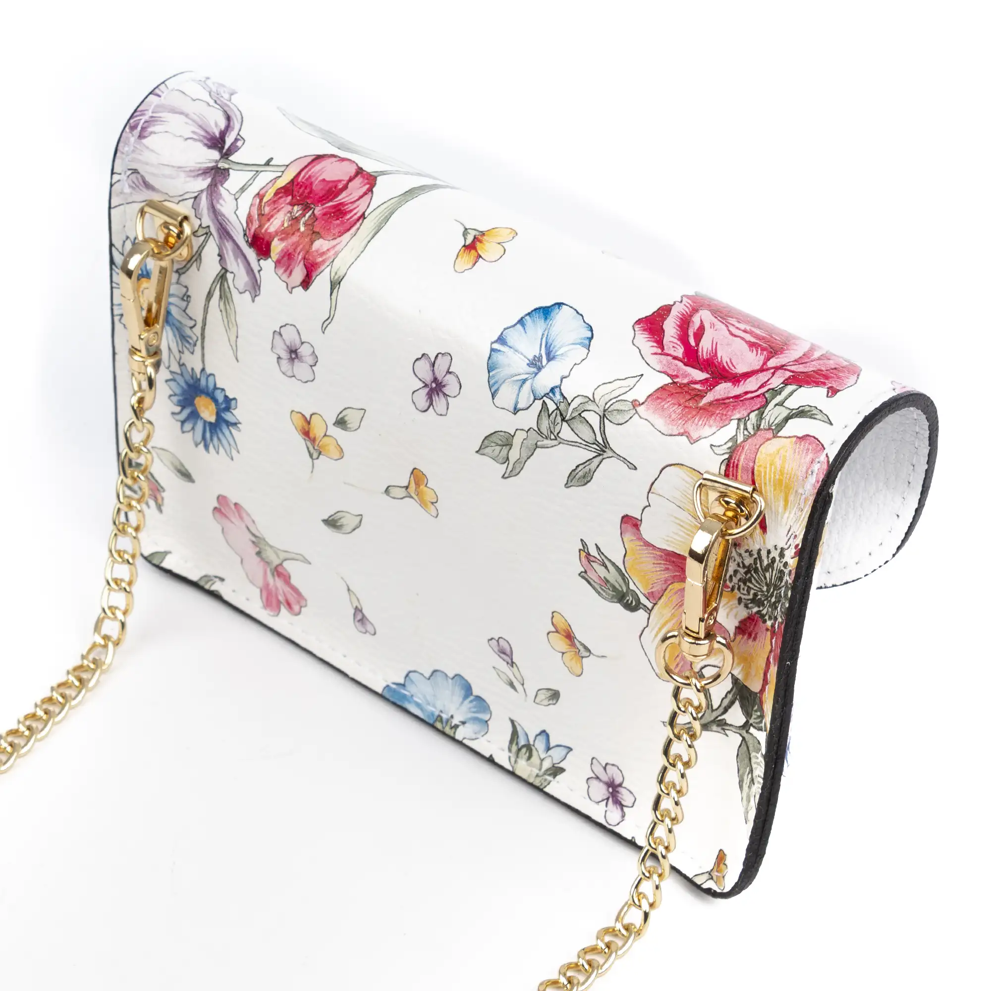 Aquilonia bolso de mano mujer. Piel auténtica acabado Dollaro estampado.