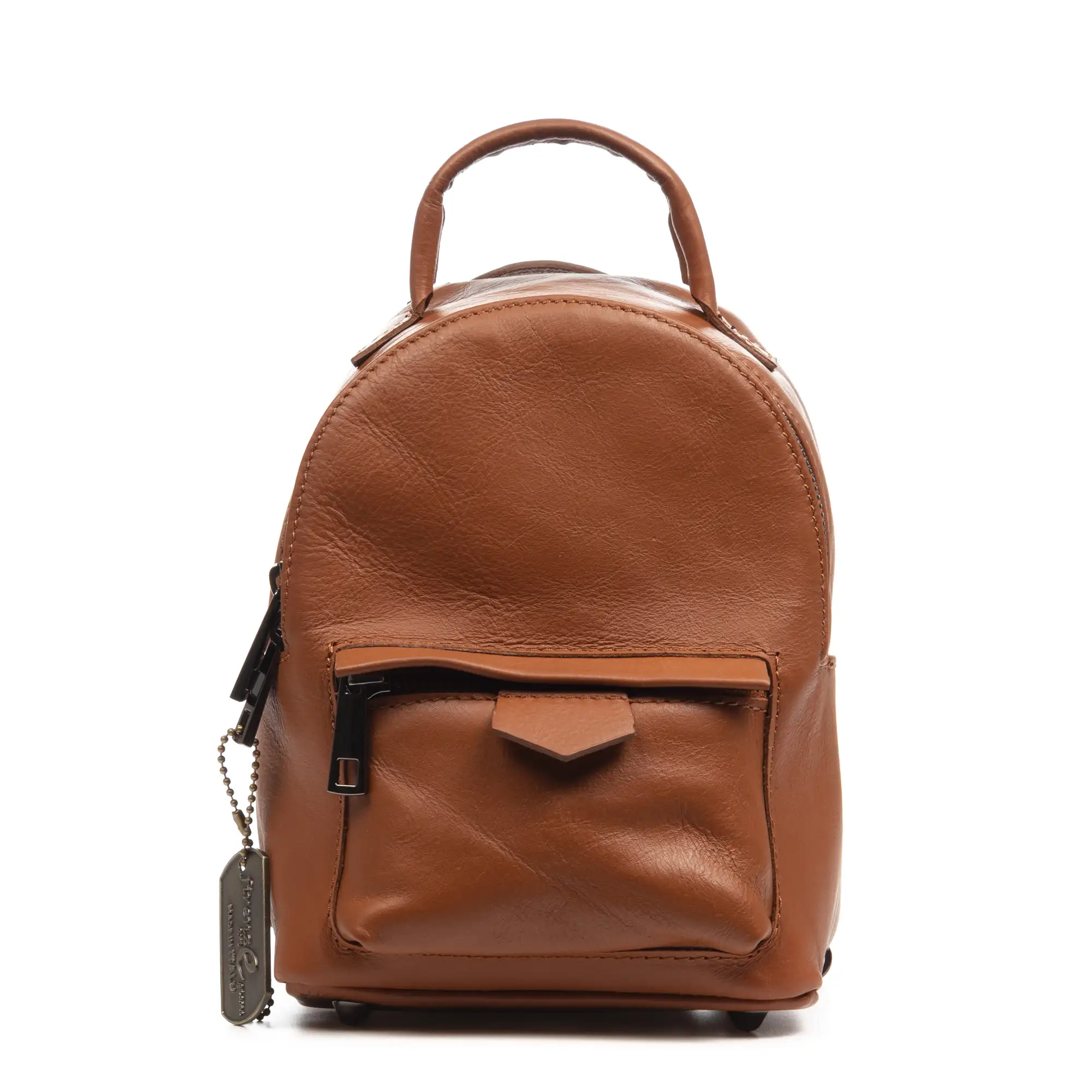 Aradeo bolso mochila mujer. Piel auténtica acabado Sauvage.