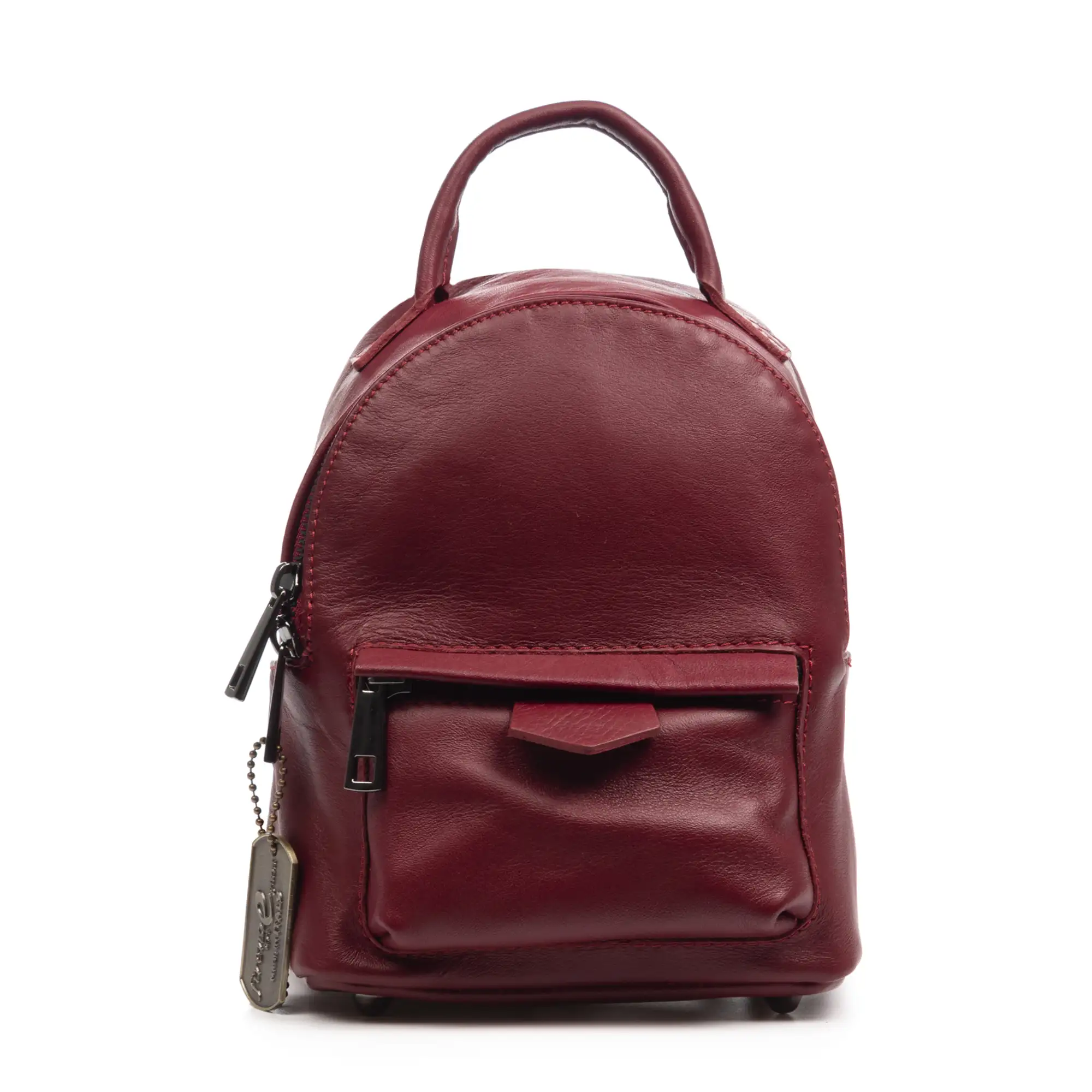 Aradeo bolso mochila mujer. Piel auténtica acabado Sauvage.