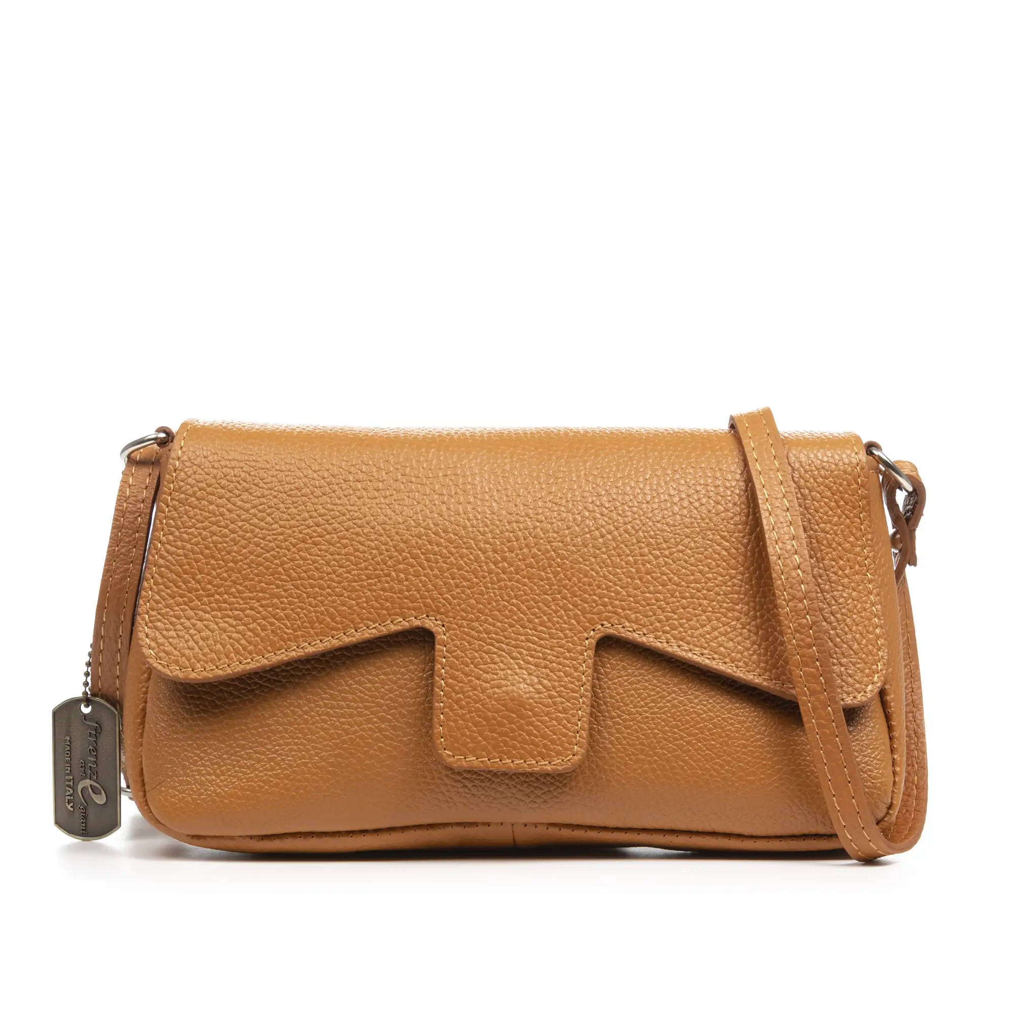 Arcade bolso bandolera mujer. Piel auténtica acabado Dollaro.