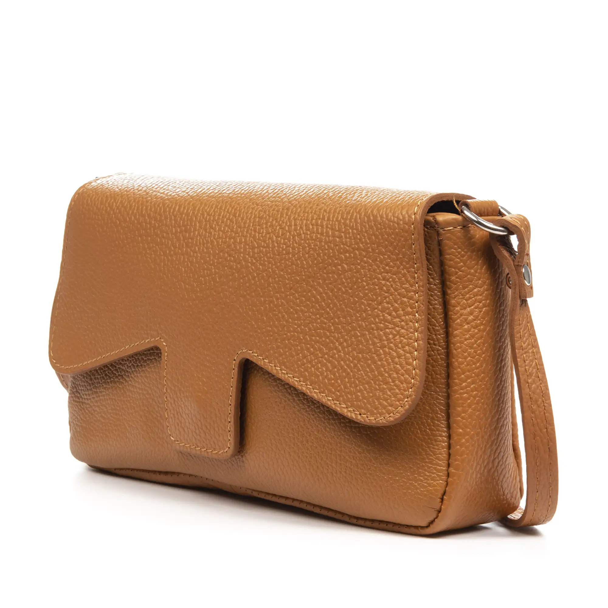 Arcade bolso bandolera mujer. Piel auténtica acabado Dollaro.