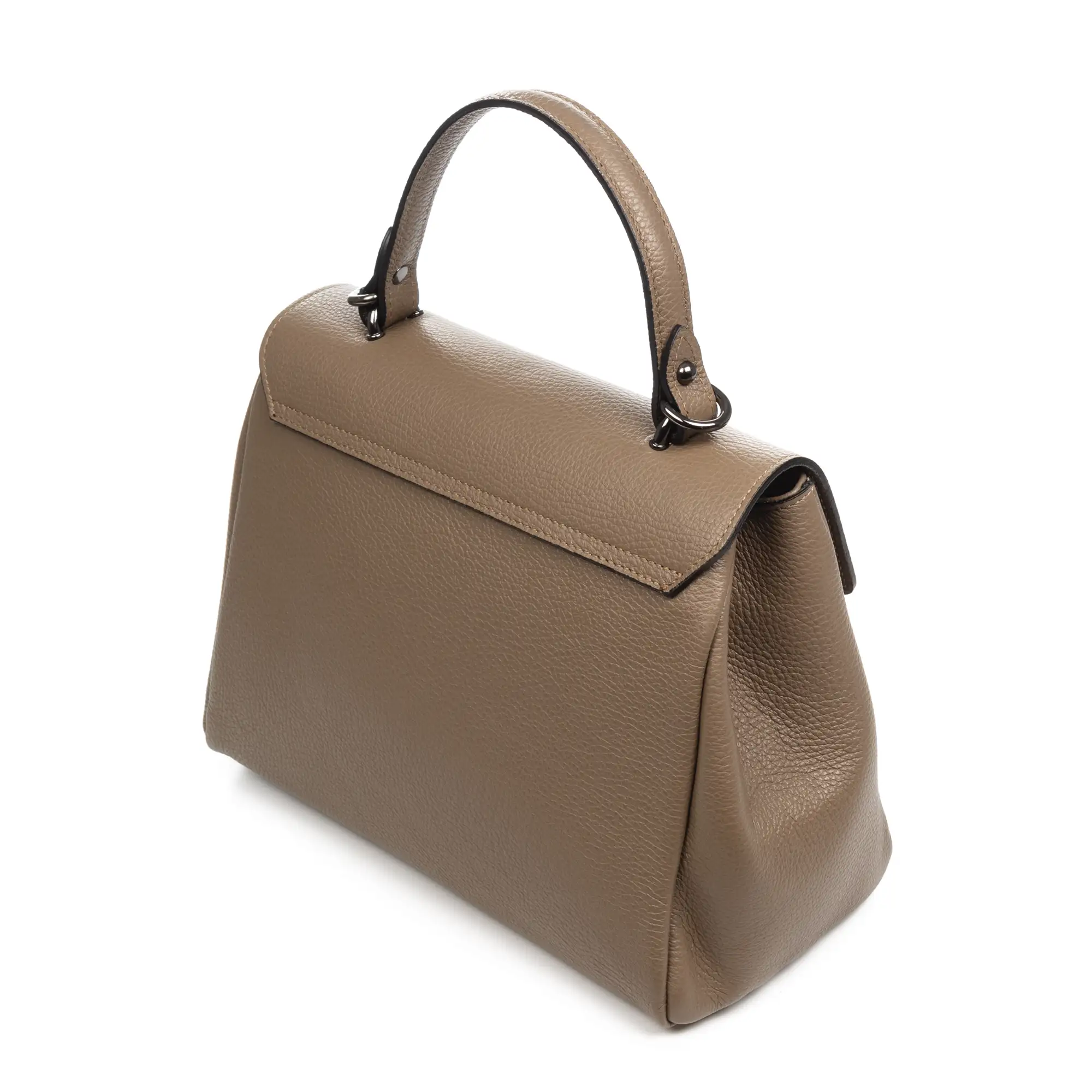Arcisate bolso Tote mujer. Piel auténtica acabado Dollaro.