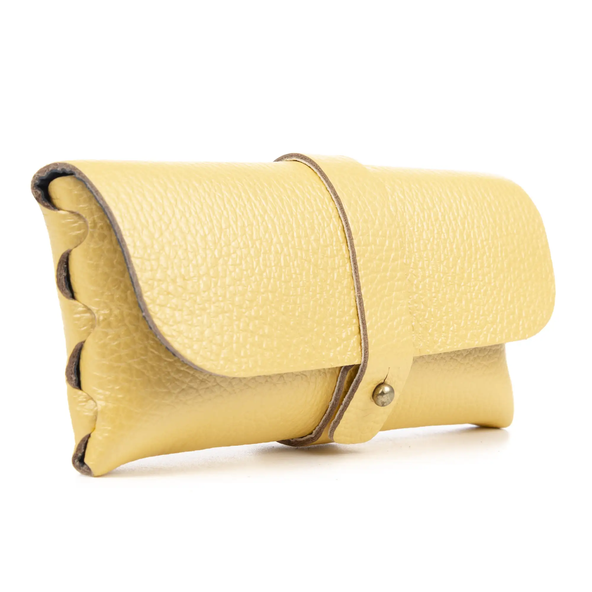 Argelato mini bolso de mano / cartera mujer. Piel auténtica Dollaro.