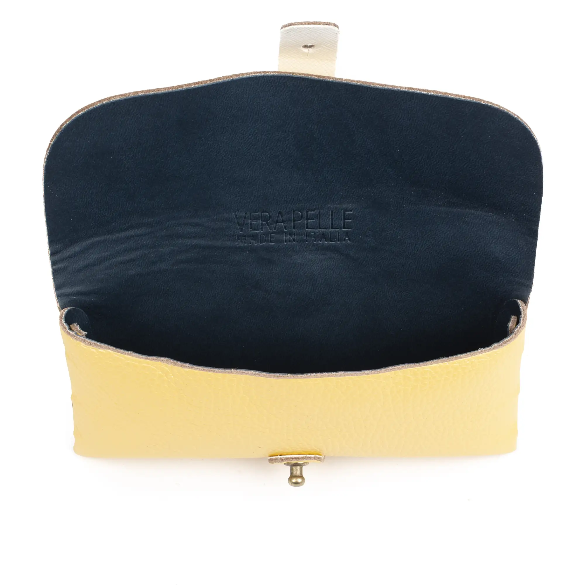 Argelato mini bolso de mano / cartera mujer. Piel auténtica Dollaro.