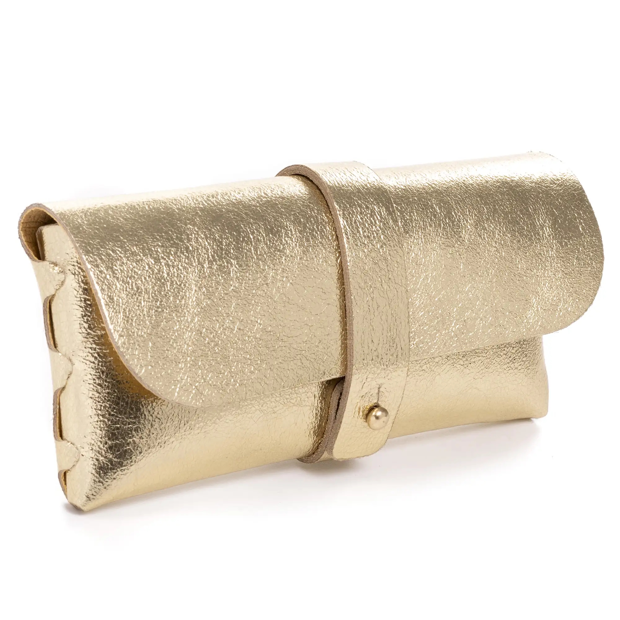 Argelato mini bolso de mano / cartera mujer. Piel auténtica Dollaro.