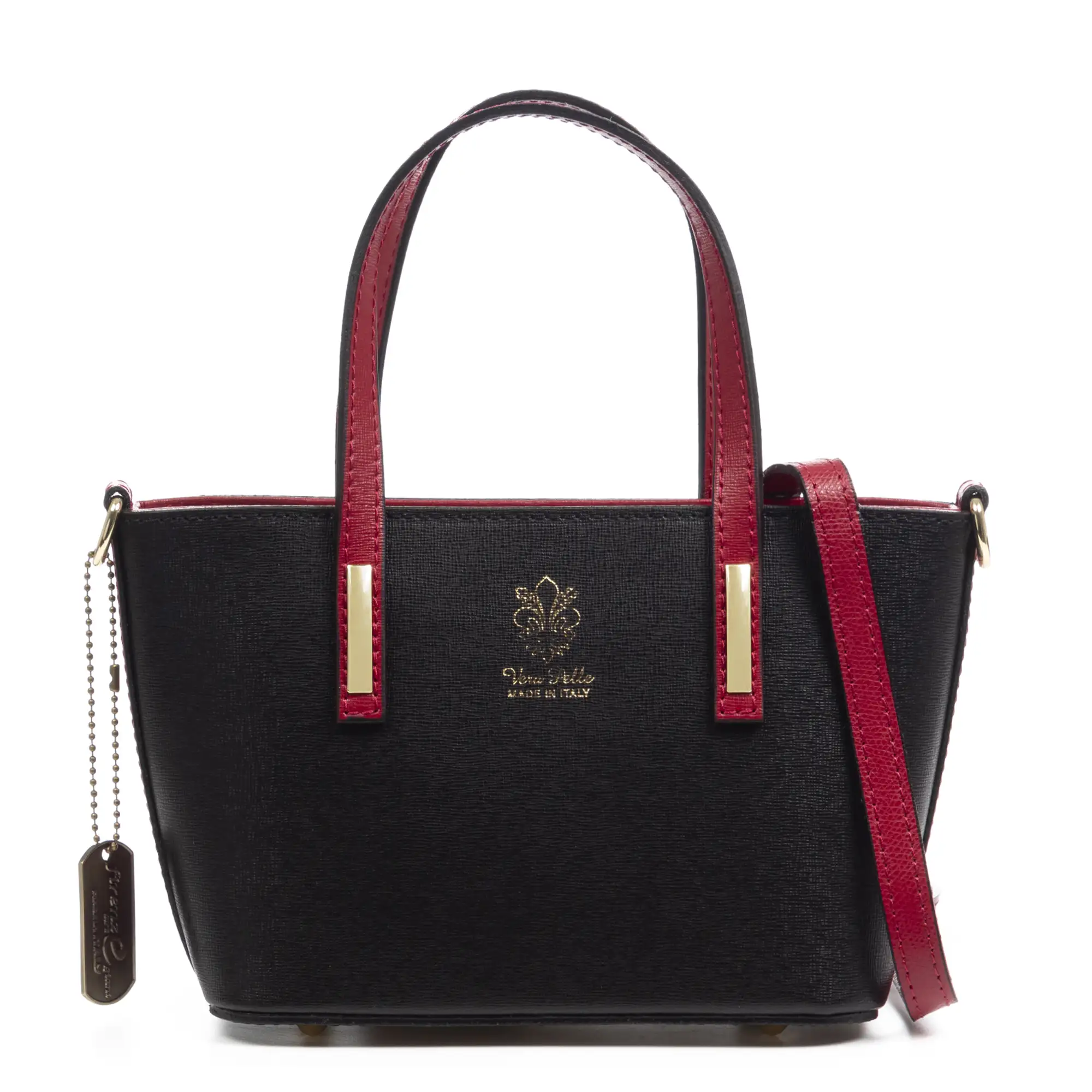 Argenta bolso tote compacto mujer. Piel auténtica Saffiano.