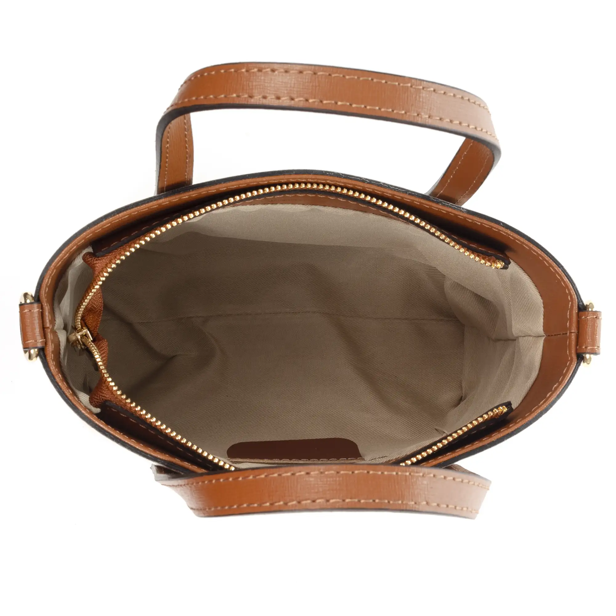 Argenta bolso tote compacto mujer. Piel auténtica Saffiano.