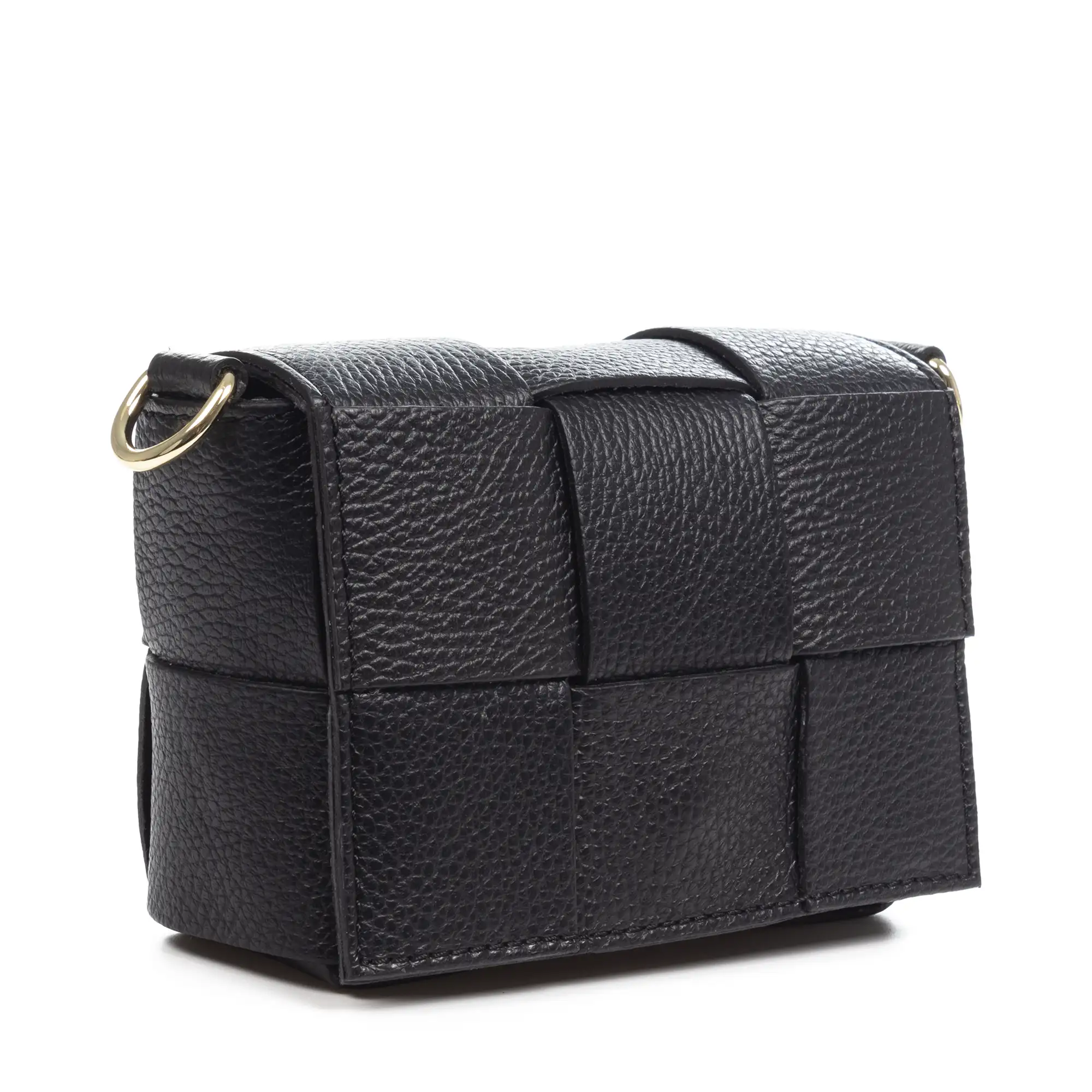Arguello mini bolso bandolera mujer. Piel auténtica Dollaro entrelazado.