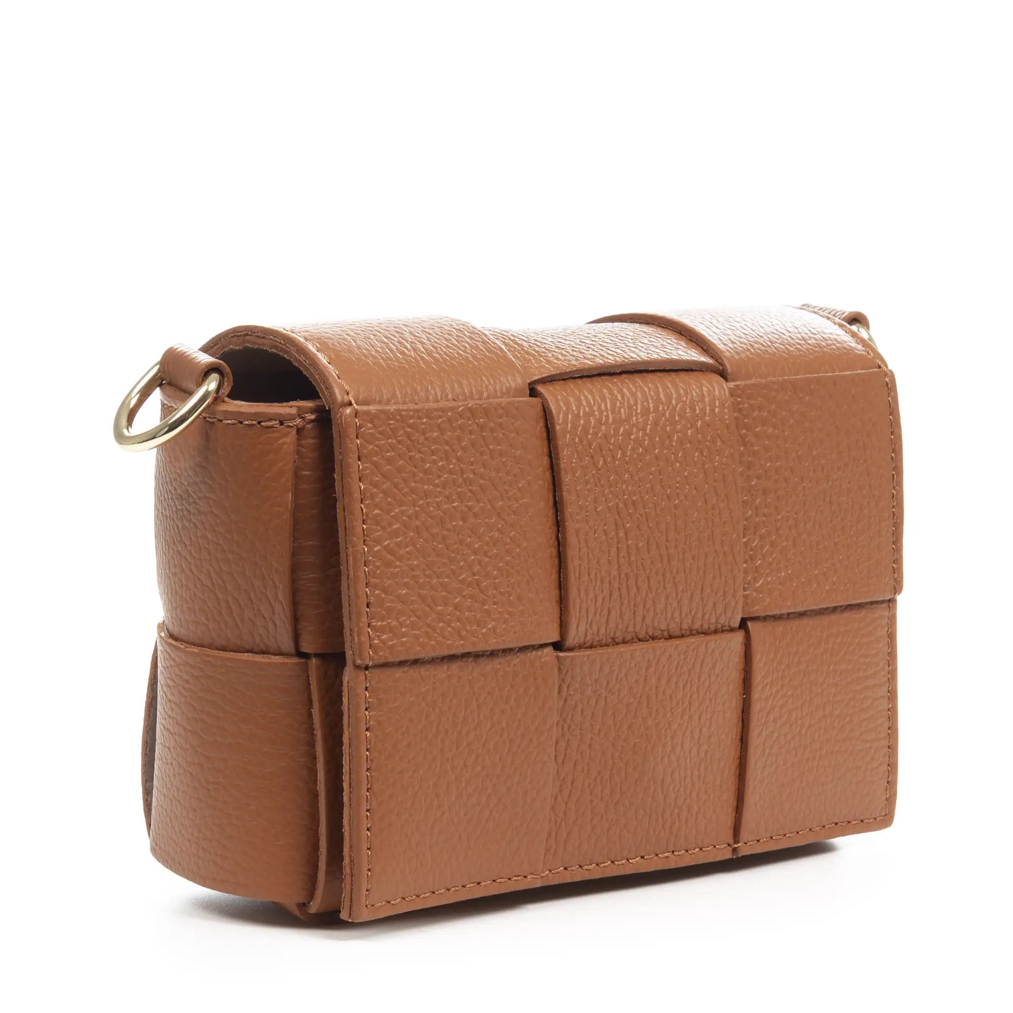 Arguello mini bolso bandolera mujer. Piel auténtica Dollaro entrelazado.