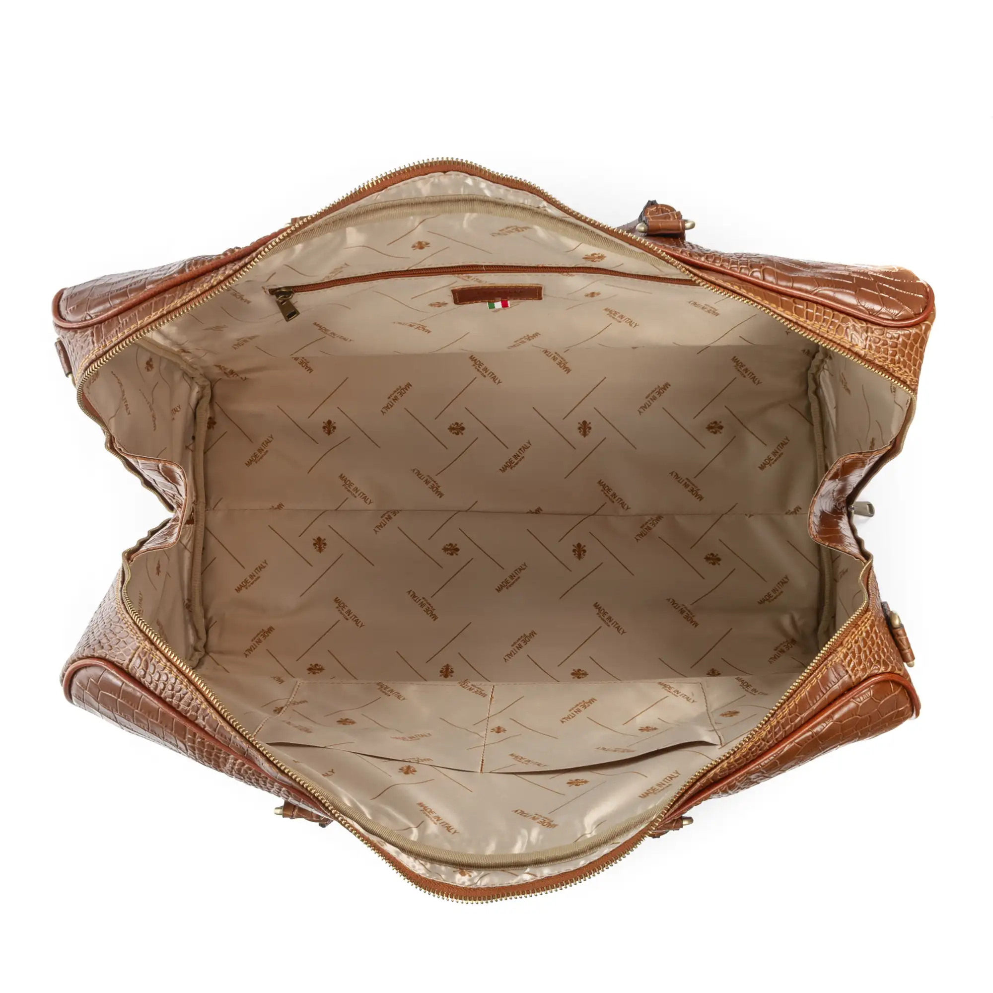 Arianone bolso de viaje. Piel auténtica Crosta.