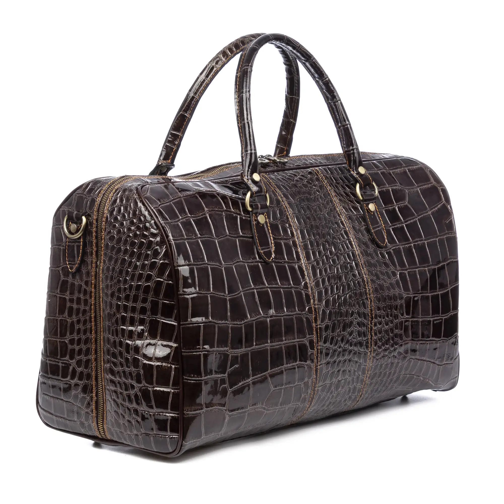 Arianone bolso de viaje. Piel auténtica Crosta.
