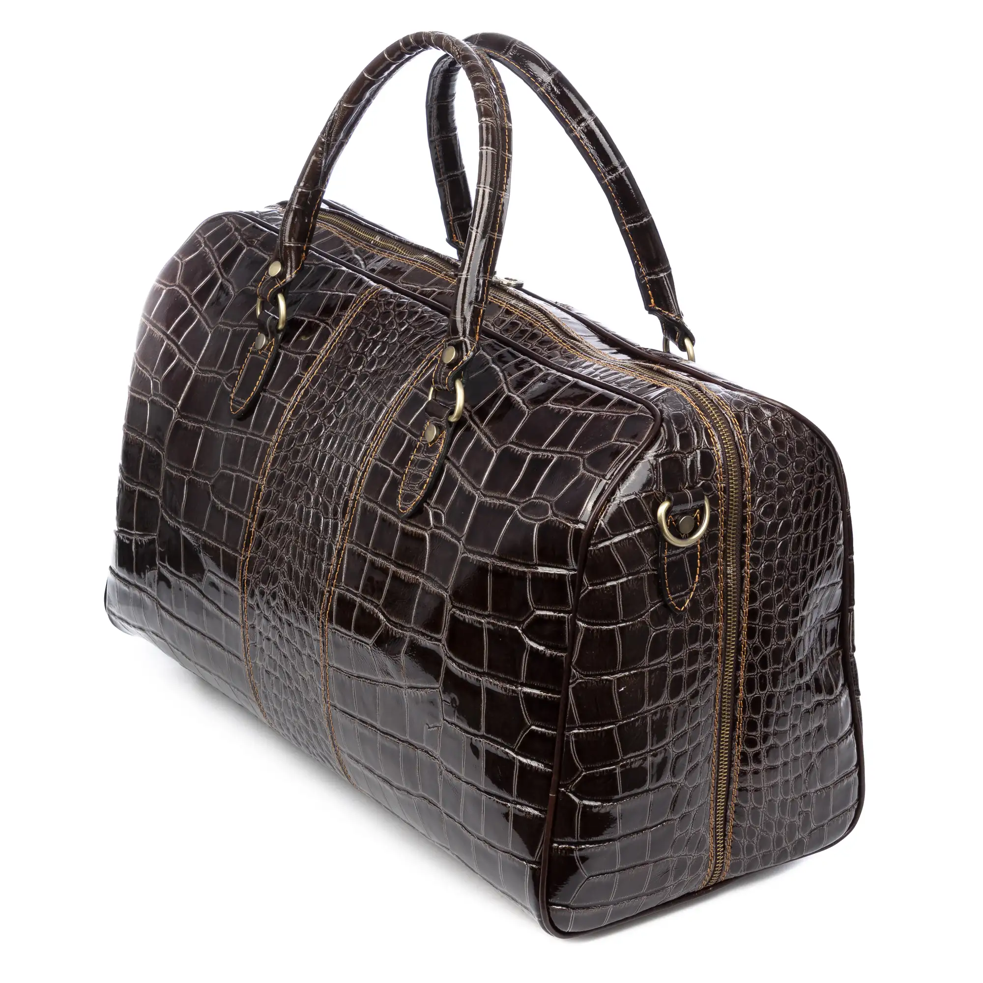 Arianone bolso de viaje. Piel auténtica Crosta.