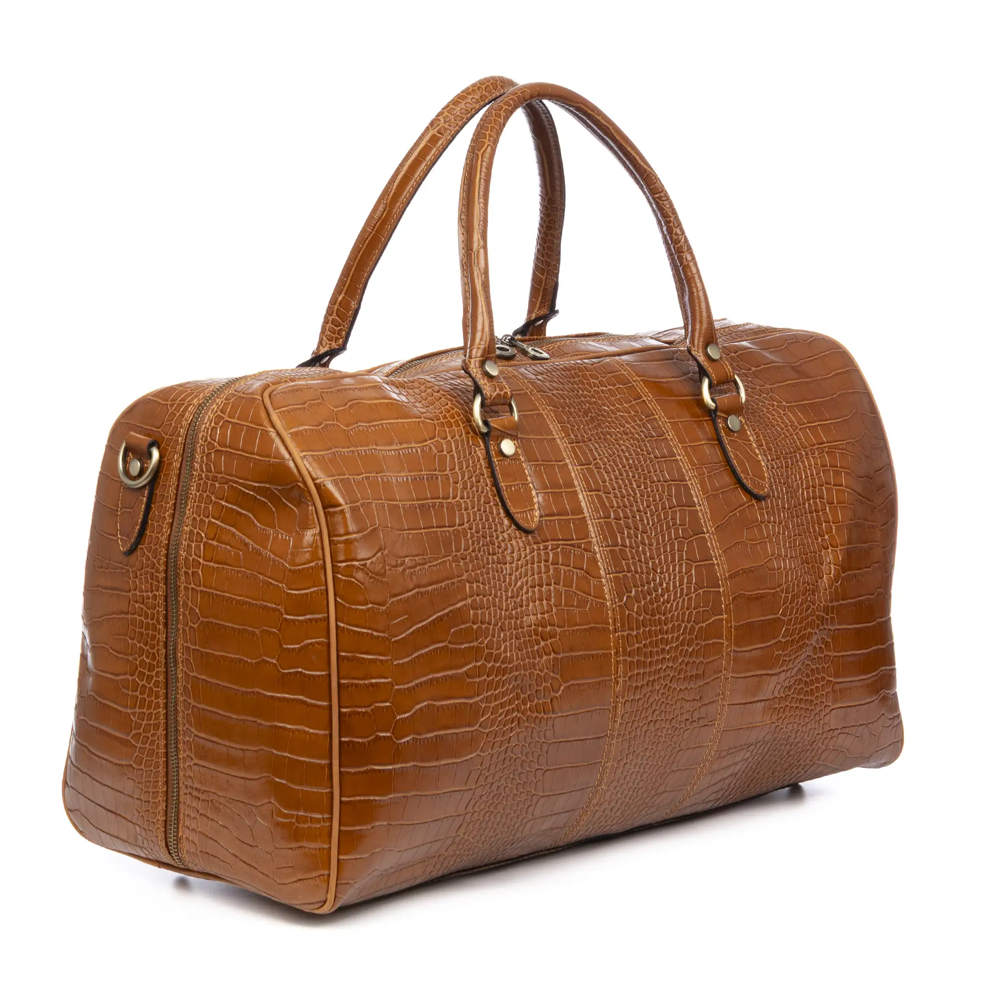 Arianone bolso de viaje. Piel auténtica Crosta.