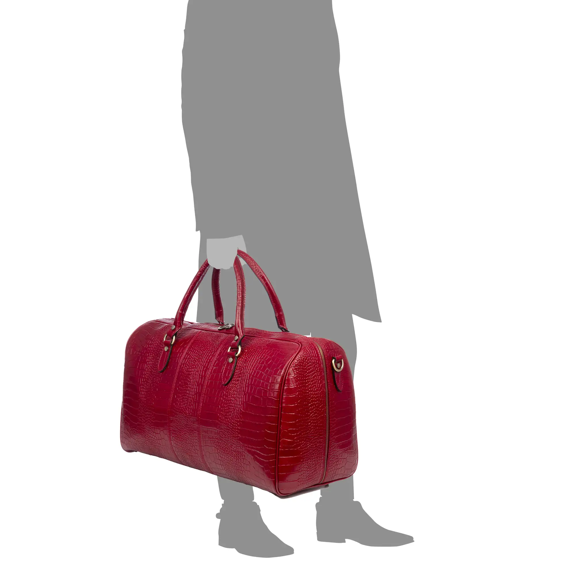 Arianone bolso de viaje. Piel auténtica Crosta.