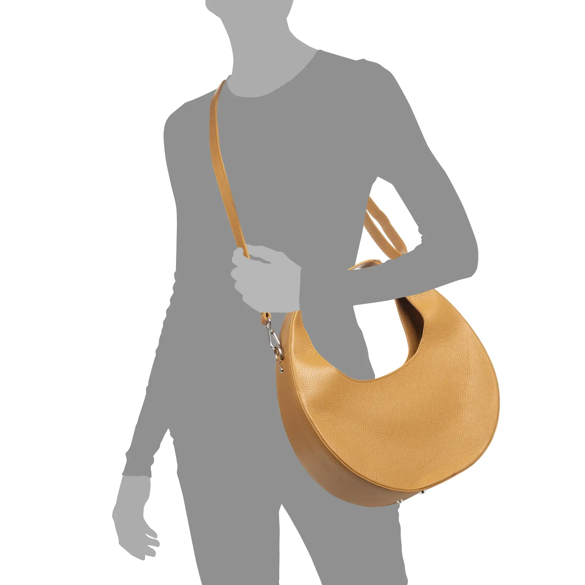 Arlena bolso de mano mujer. Piel auténtica Dollaro.