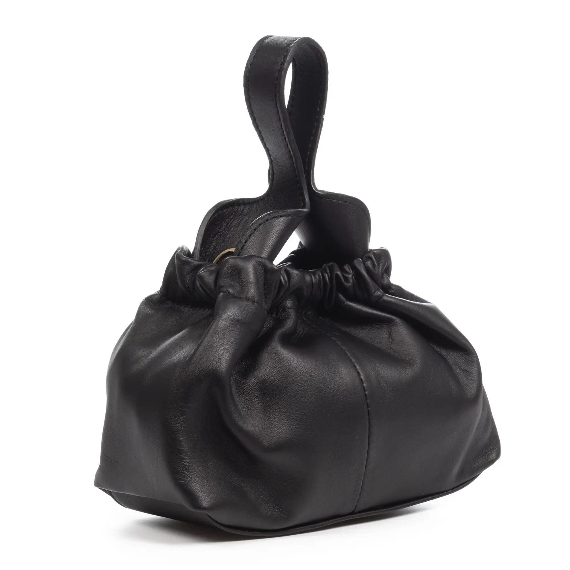 Arluno bolso de mano mujer. Piel de cabra auténtica.