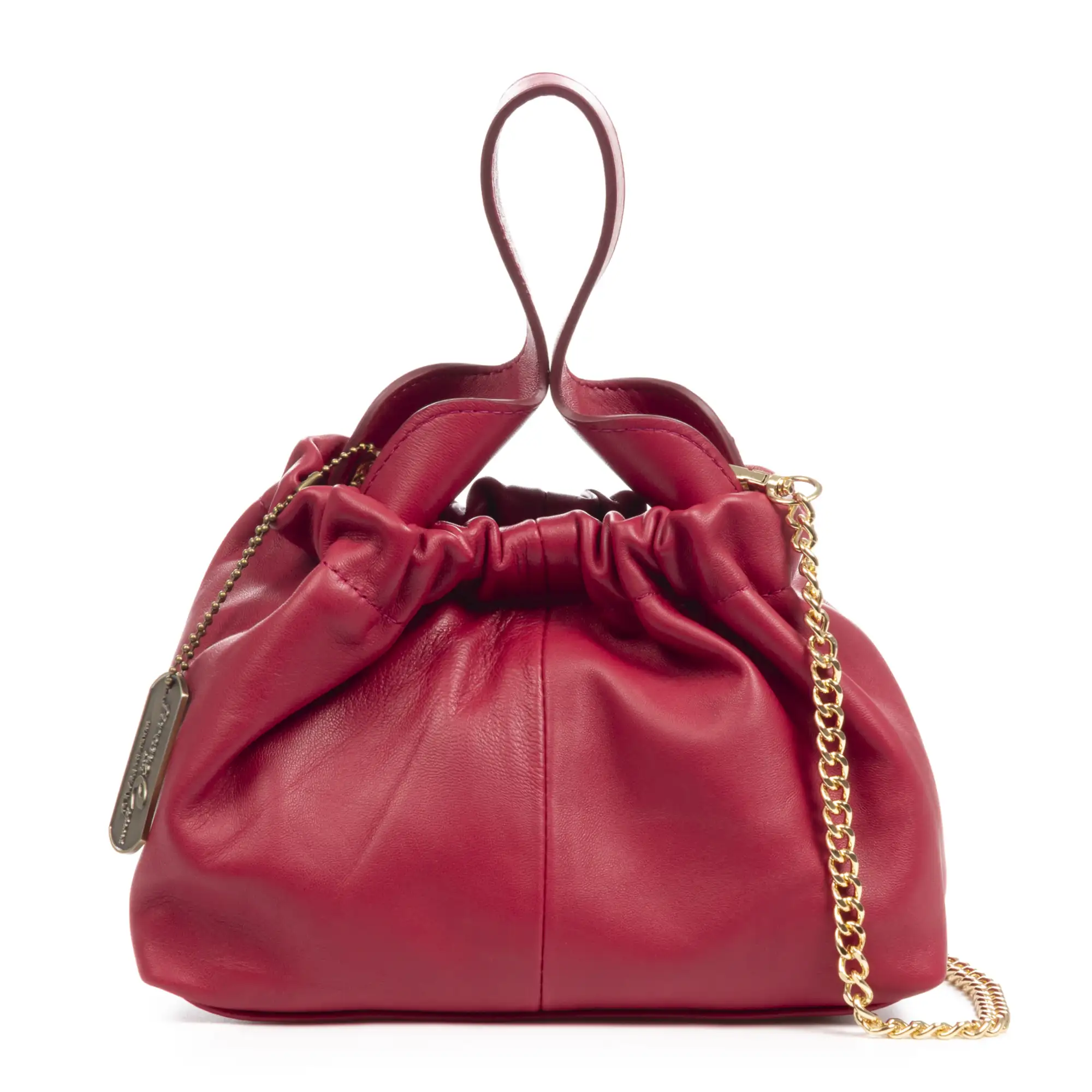 Arluno bolso de mano mujer. Piel de cabra auténtica.
