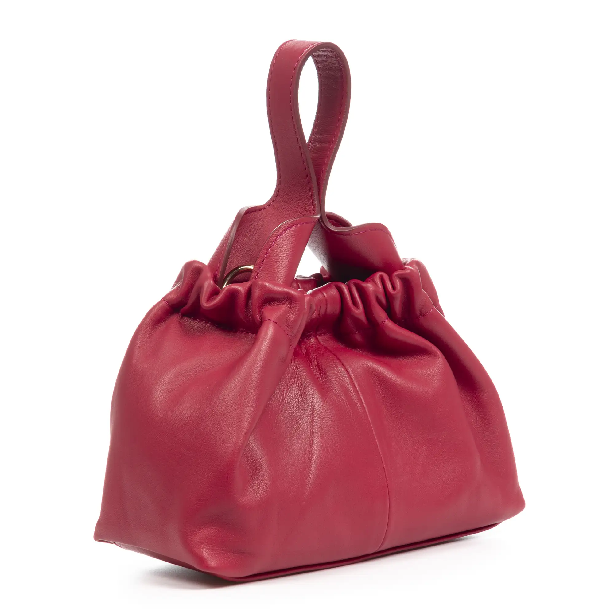 Arluno bolso de mano mujer. Piel de cabra auténtica.