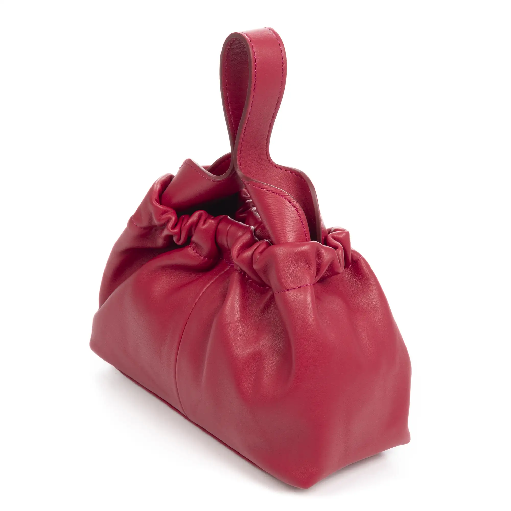Arluno bolso de mano mujer. Piel de cabra auténtica.
