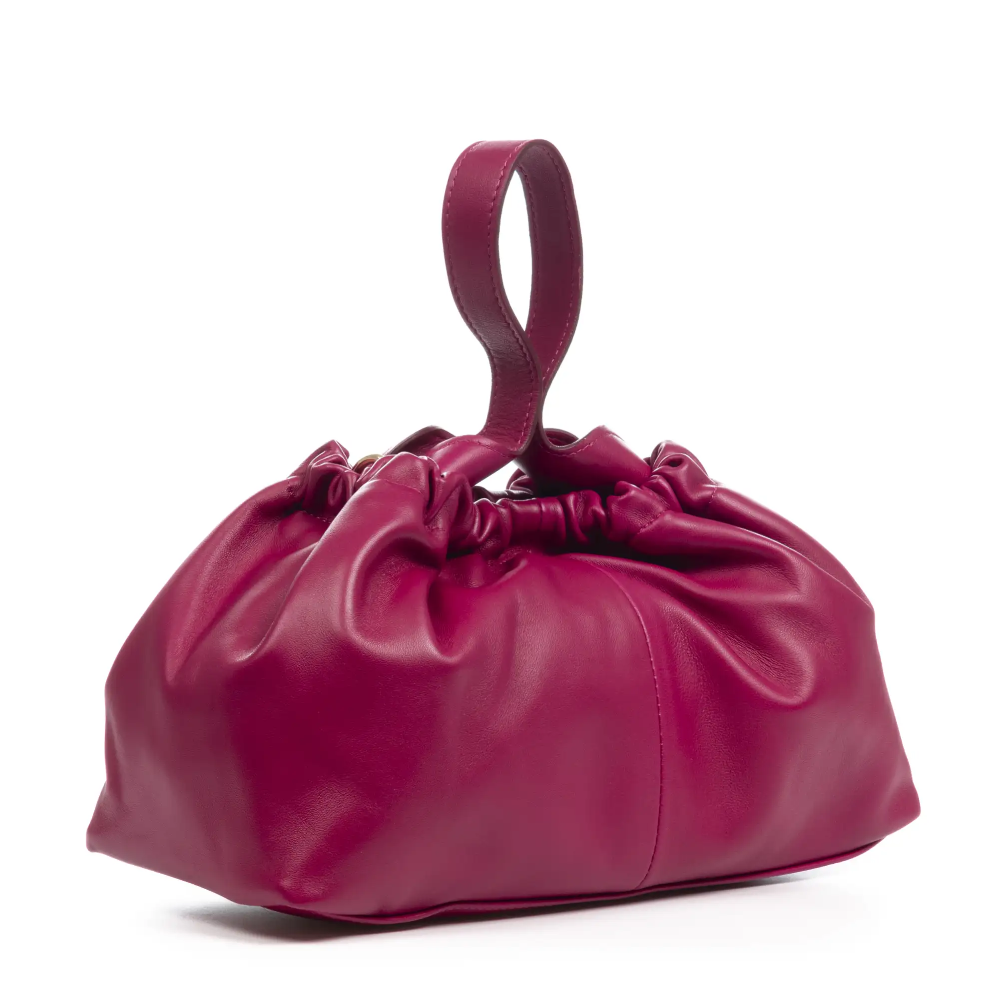 Armeno bolso de mano mujer. Piel de cabra auténtica.