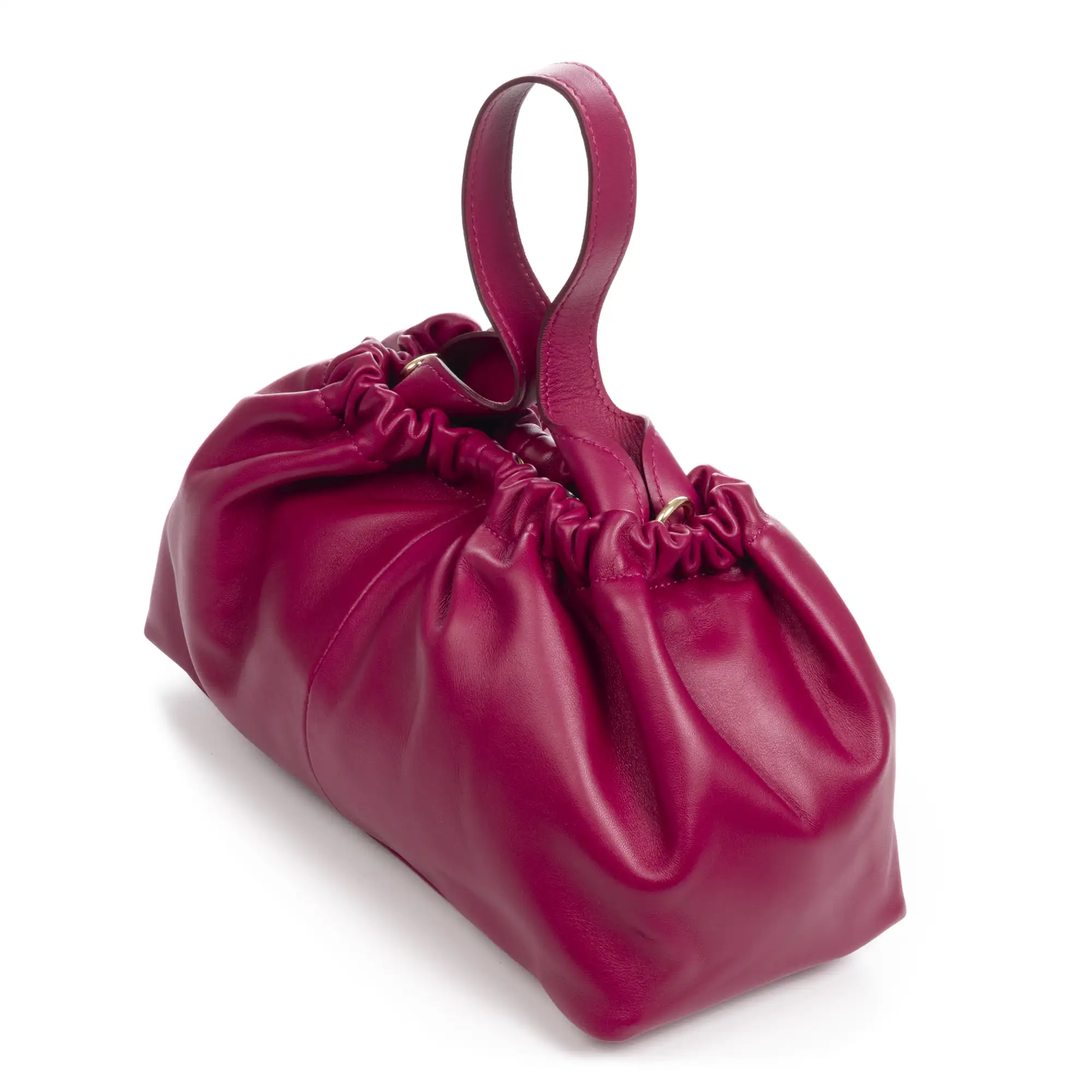 Armeno bolso de mano mujer. Piel de cabra auténtica.