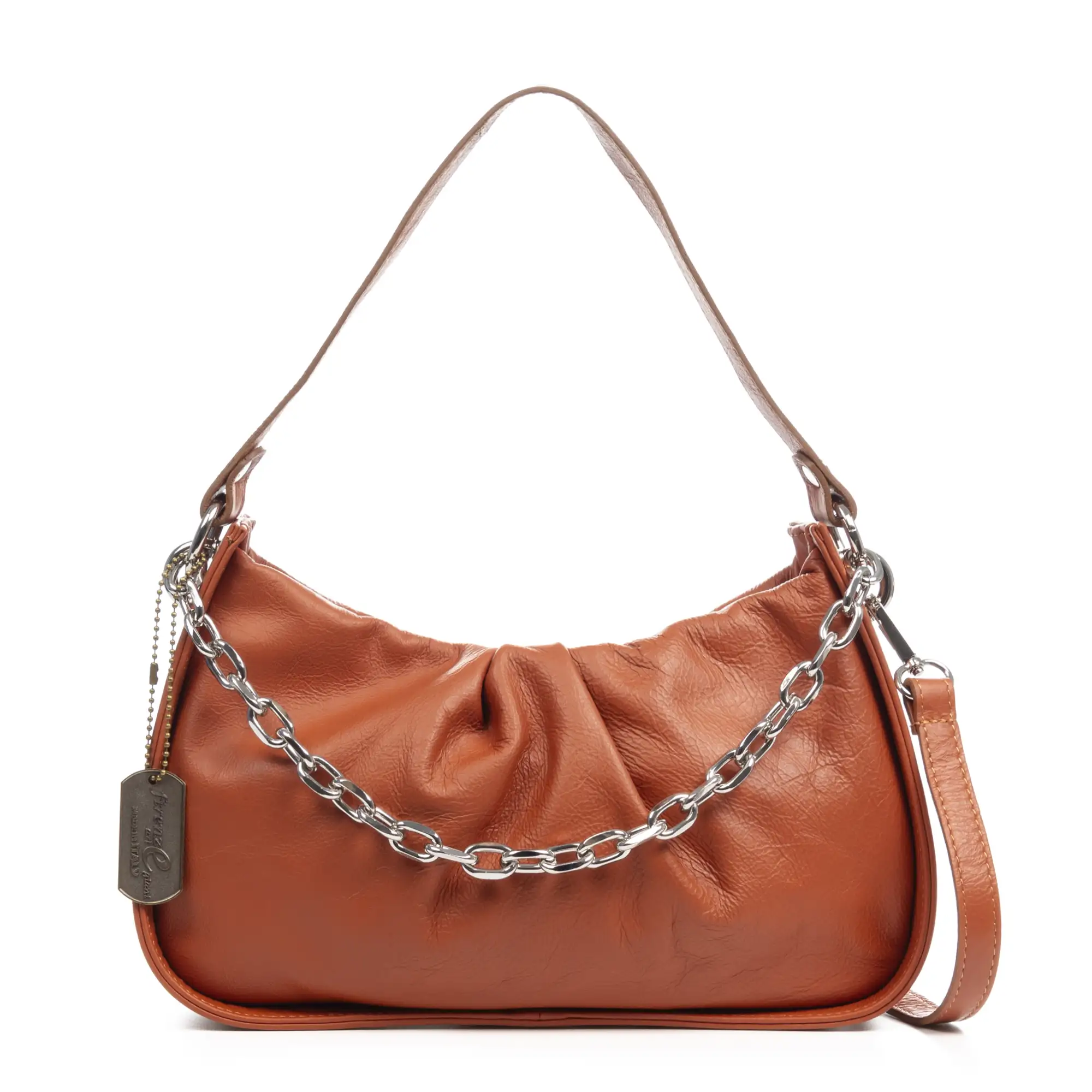 Armungia bolso de mano mujer. Piel Sauvage auténtica.
