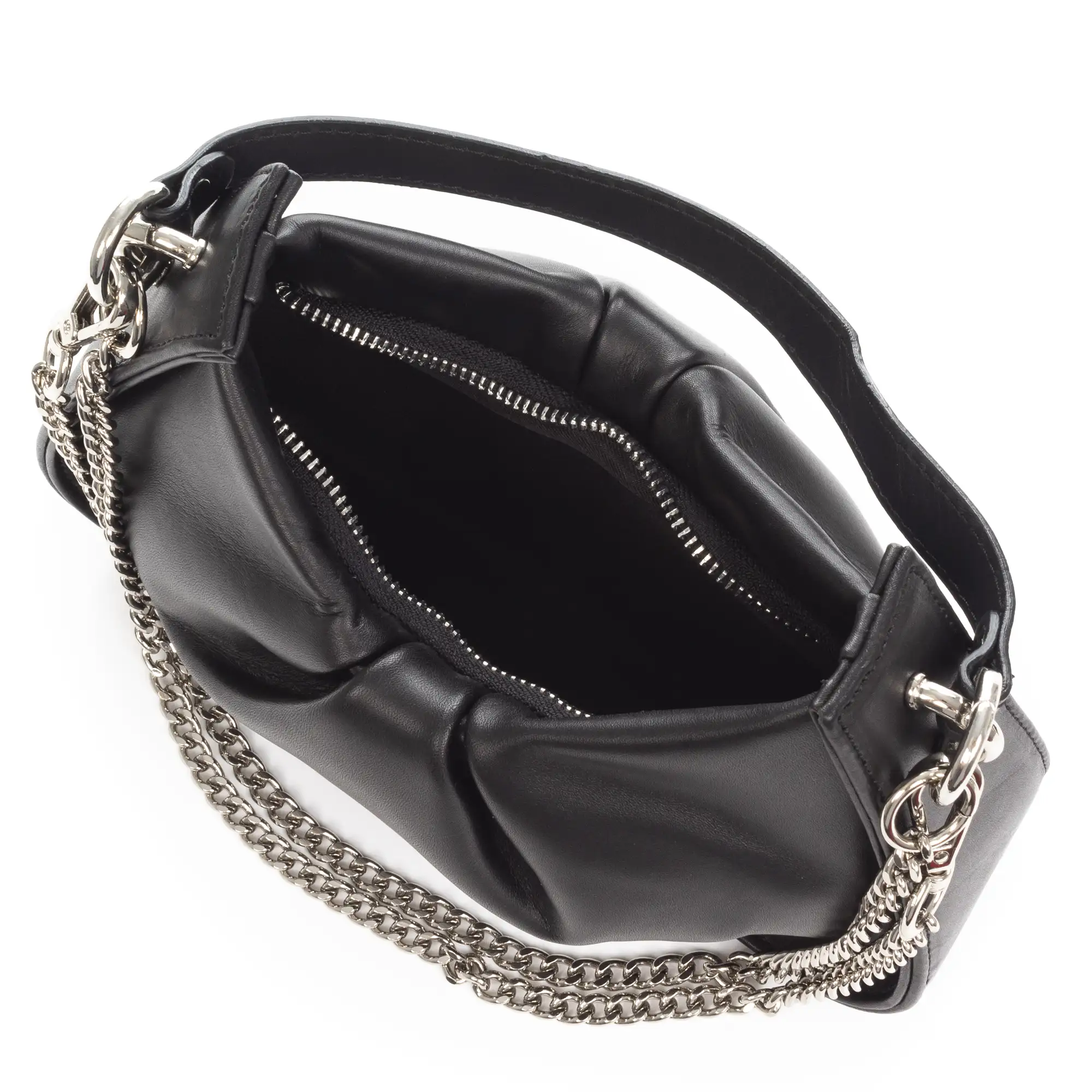 Arnaboldi bolso bandolera mujer. Piel de cabra auténtica.