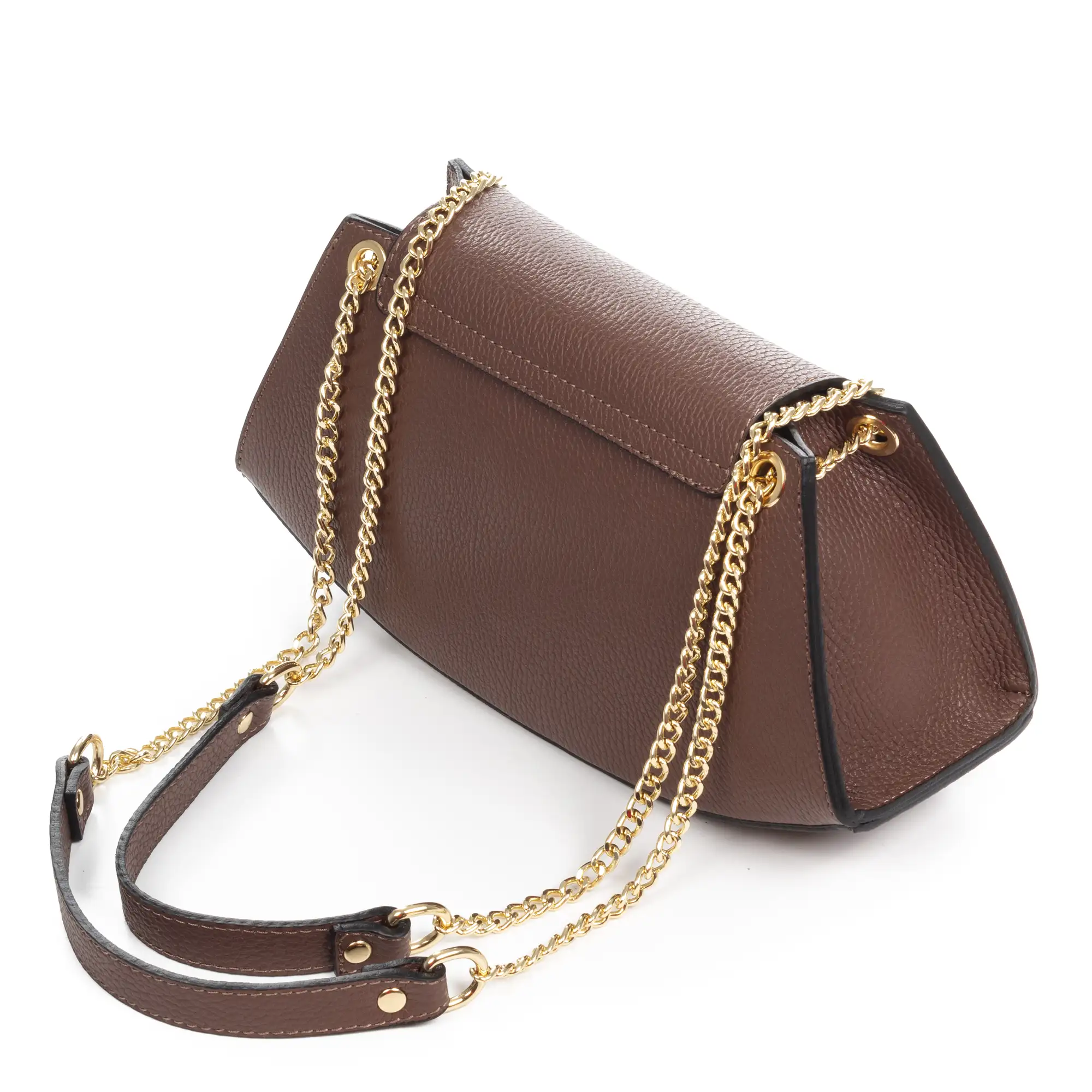 Arnesano bolso bandolera mujer. Piel Dollaro auténtica.