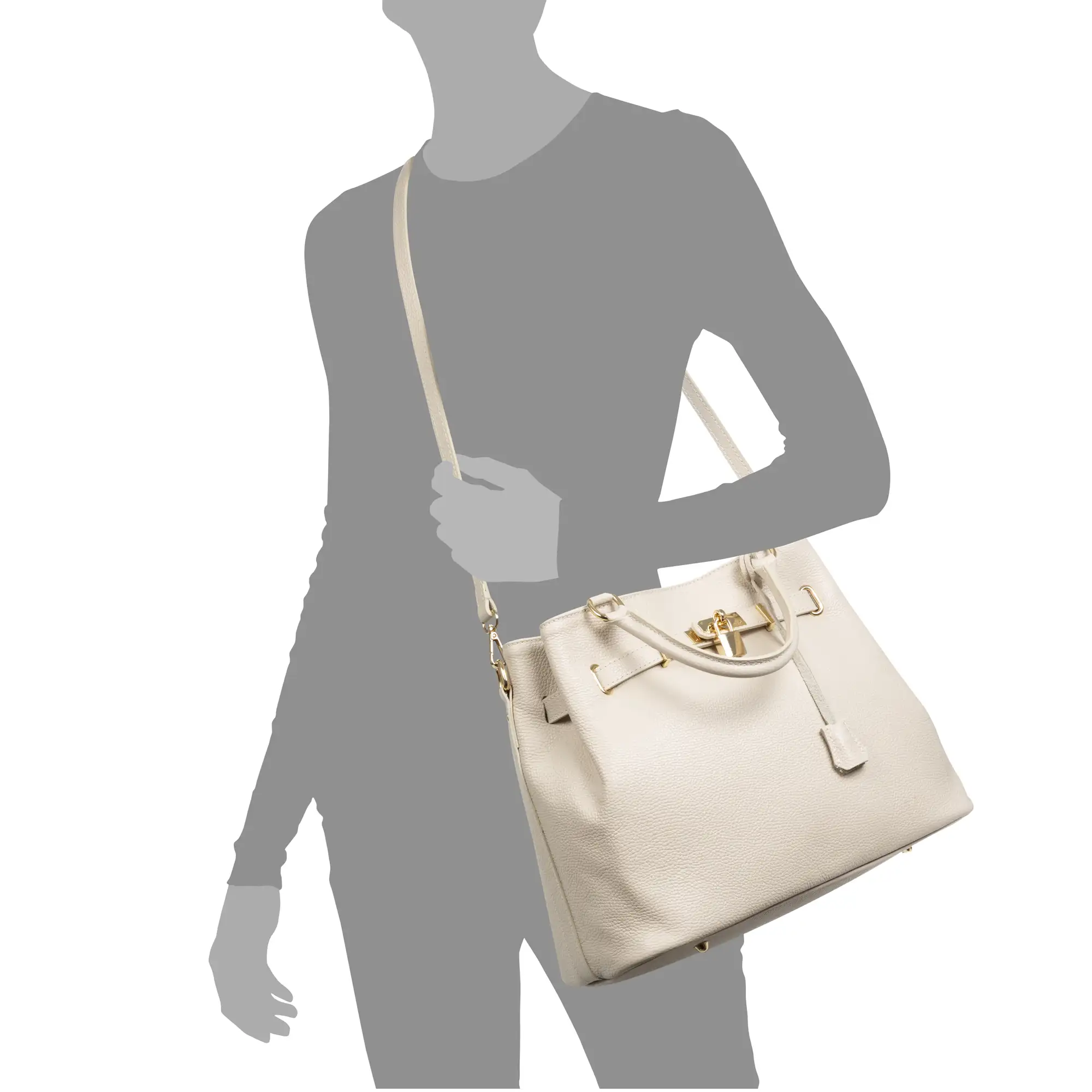 Arola bolso tote mujer. Piel Dollaro auténtica.
