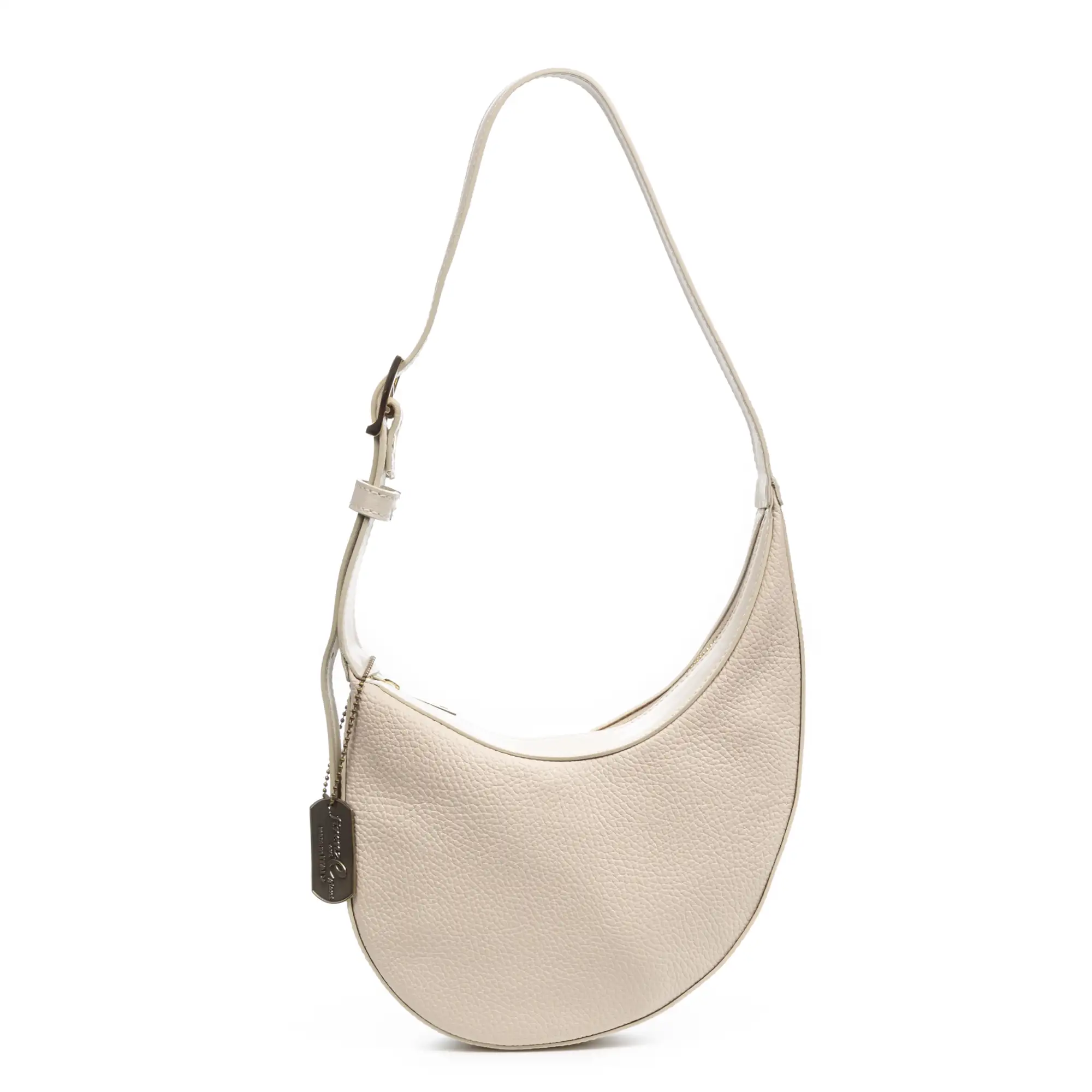 Arosio bolso de hombro mujer. Piel Dollaro auténtica.