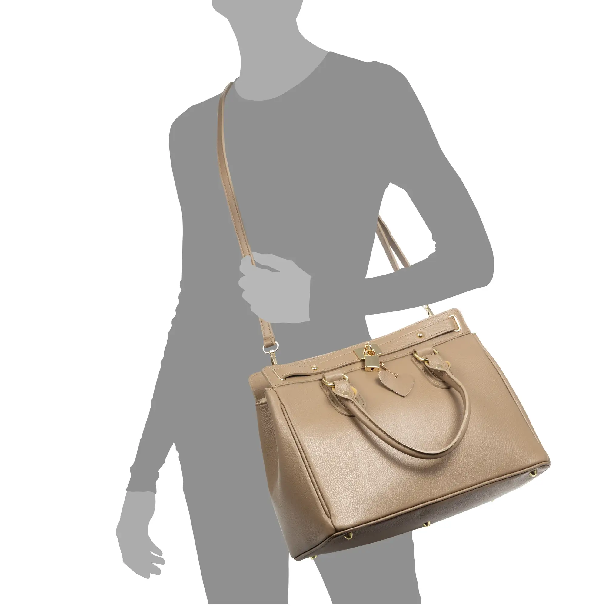 Arpaise bolso tote mujer. Piel Dollaro auténtica.