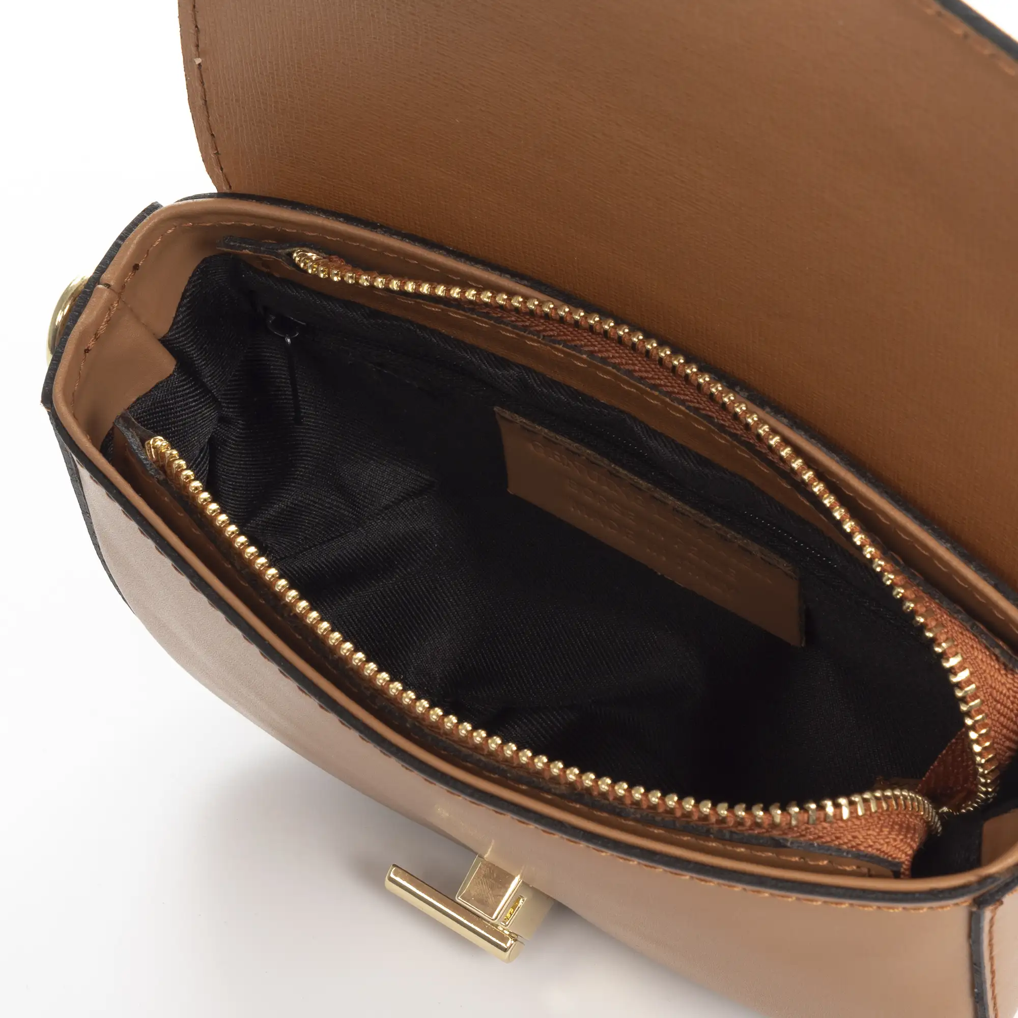 Arpino bolso bandolera mujer. Piel auténtica Ruga.