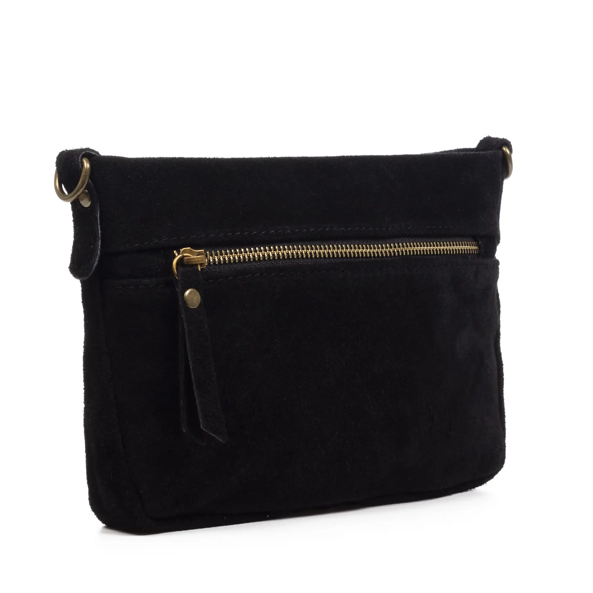 Arre bolso bandolera mujer. Piel auténtica Gamuza.