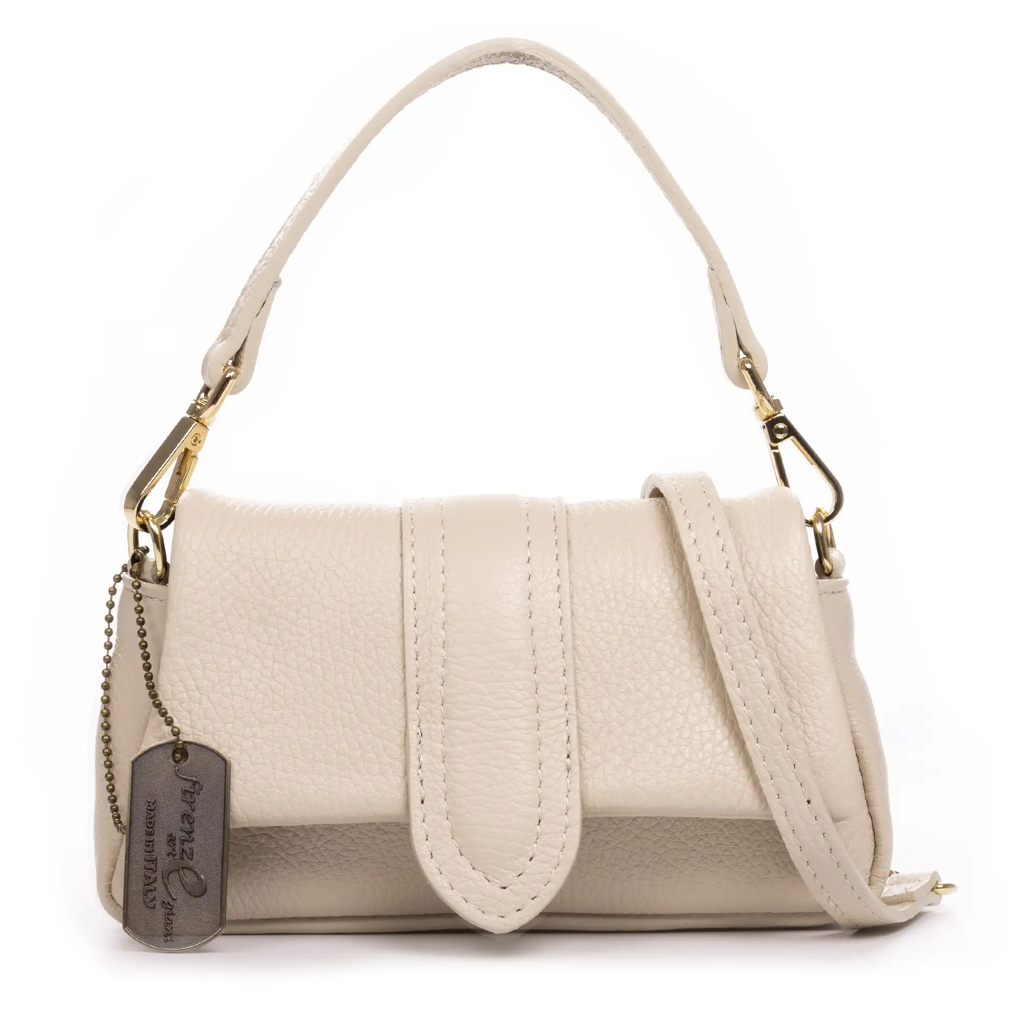Artegna bolso de mano mujer. Piel auténtica Dollaro.