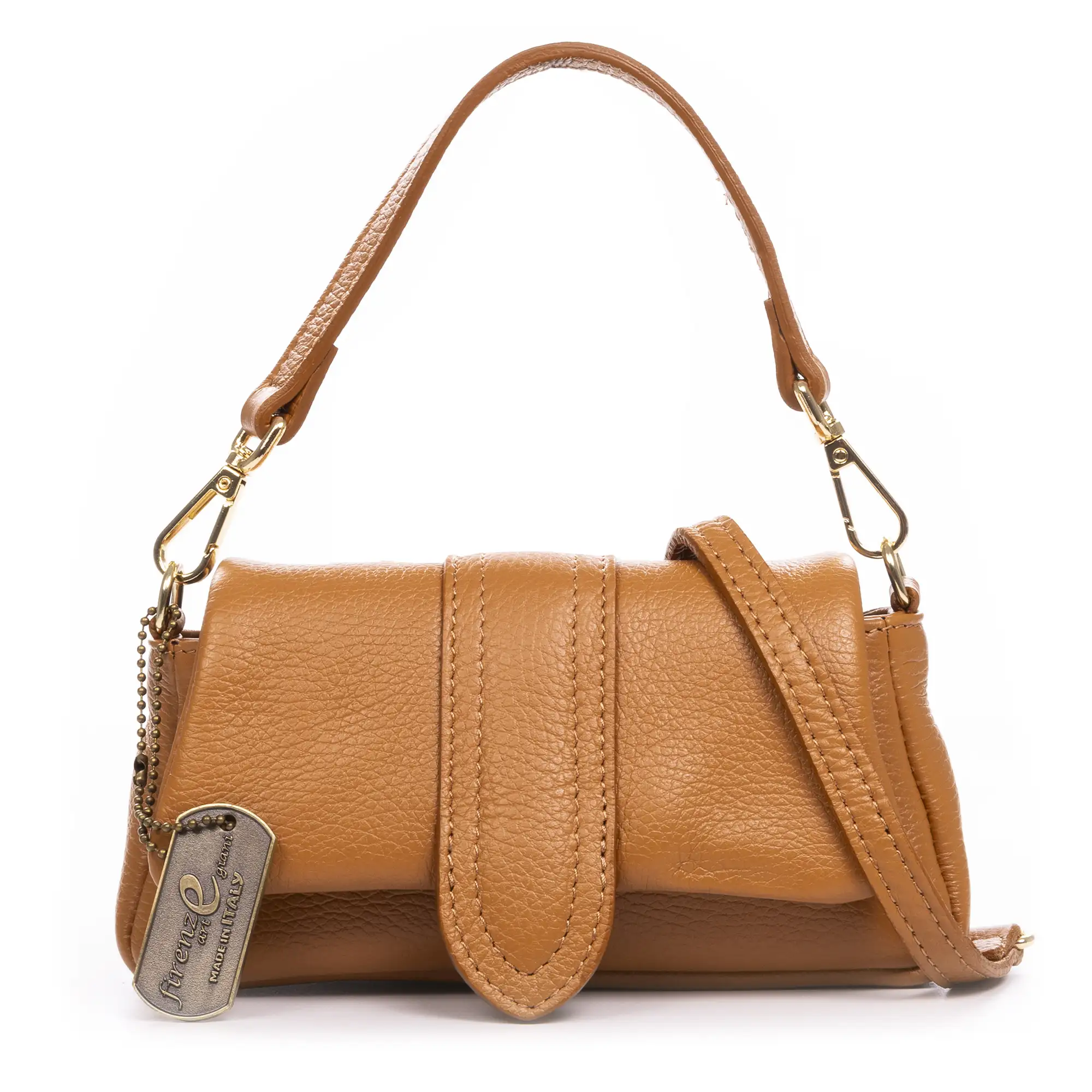 Artegna bolso de mano mujer. Piel auténtica Dollaro.