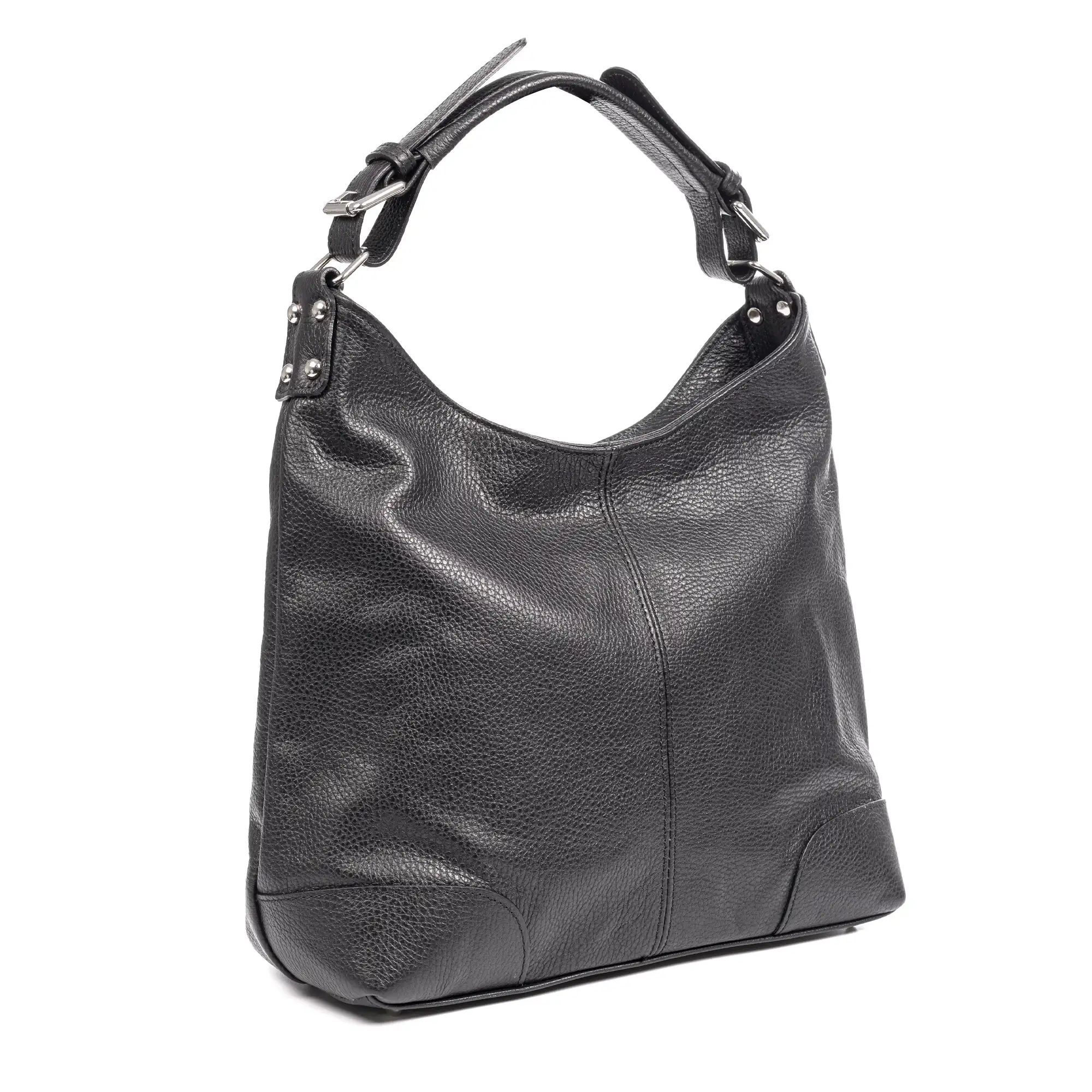 Ascoli bolso de hombro piel auténtica dollaro